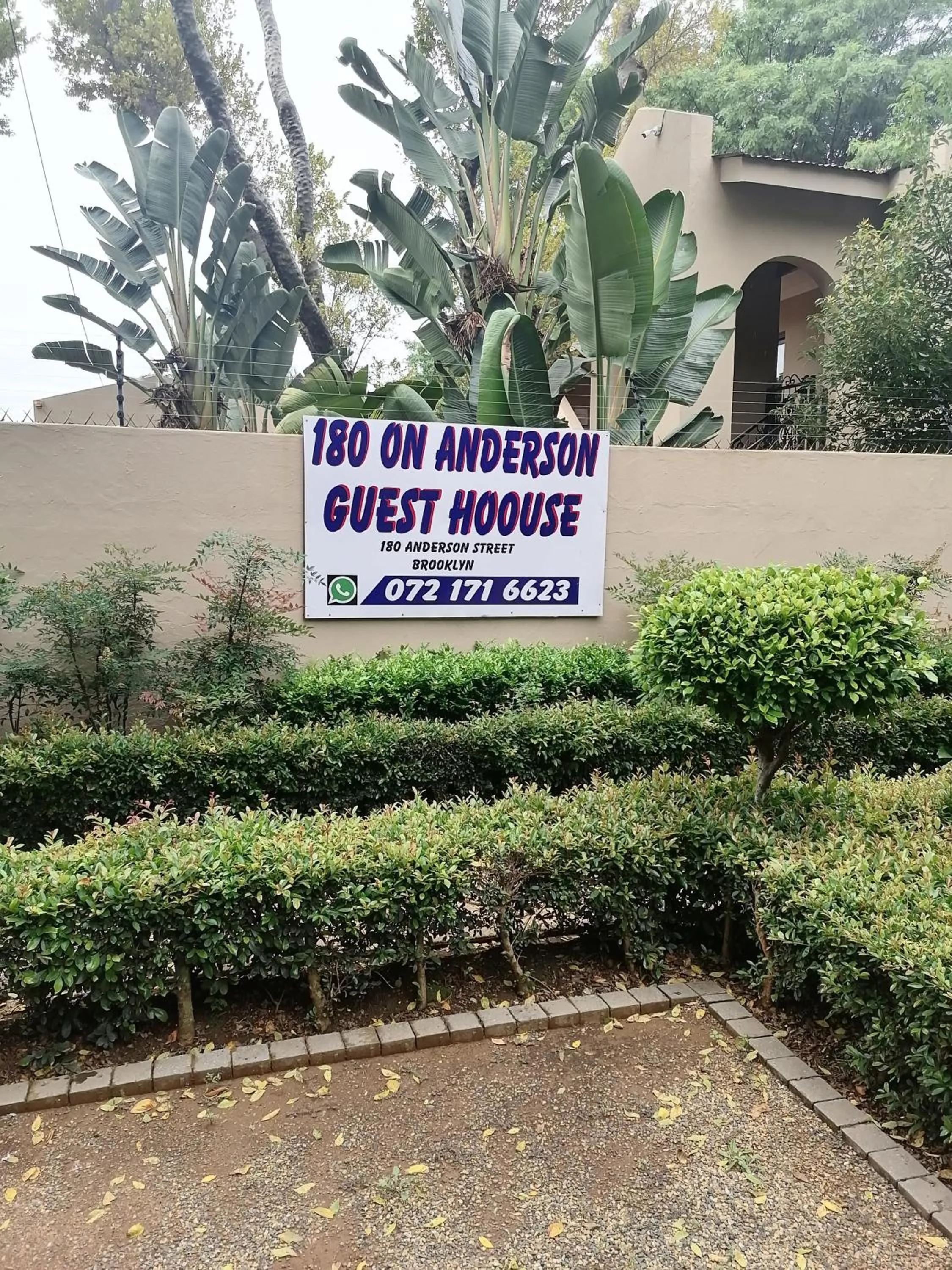 180 On Anderson Guest House