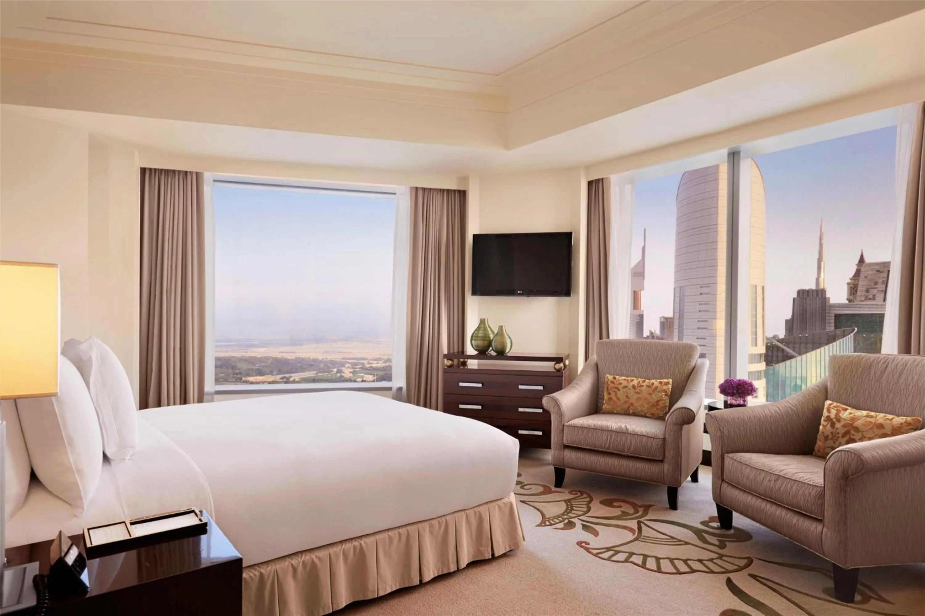 Bed in Conrad Dubai