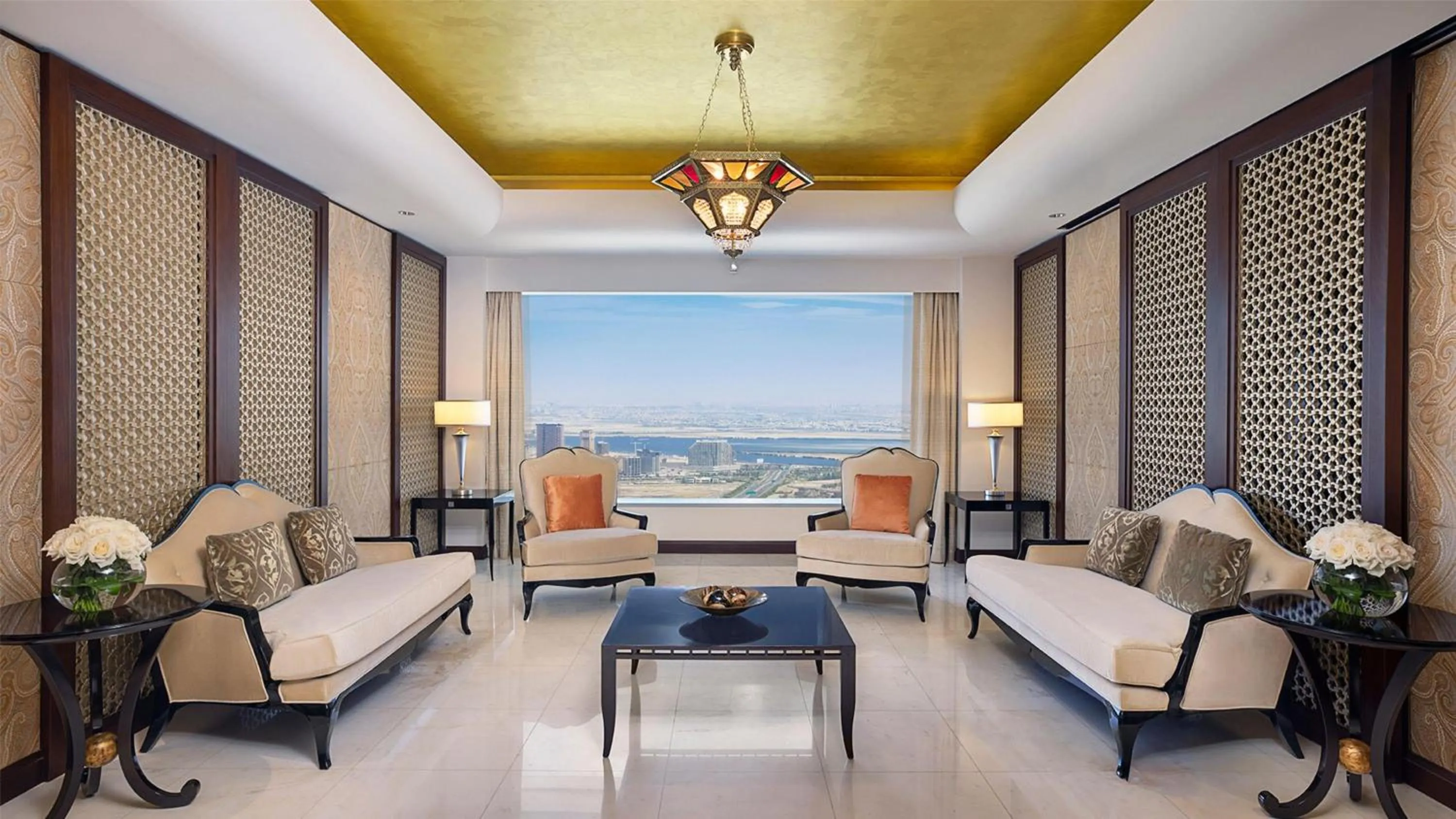 Living room in Conrad Dubai