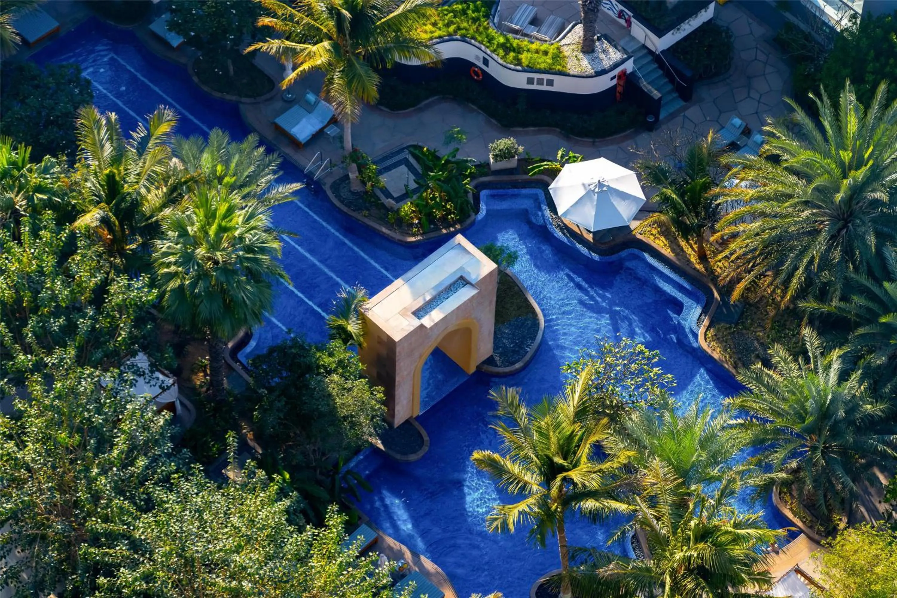 Pool view in Conrad Dubai
