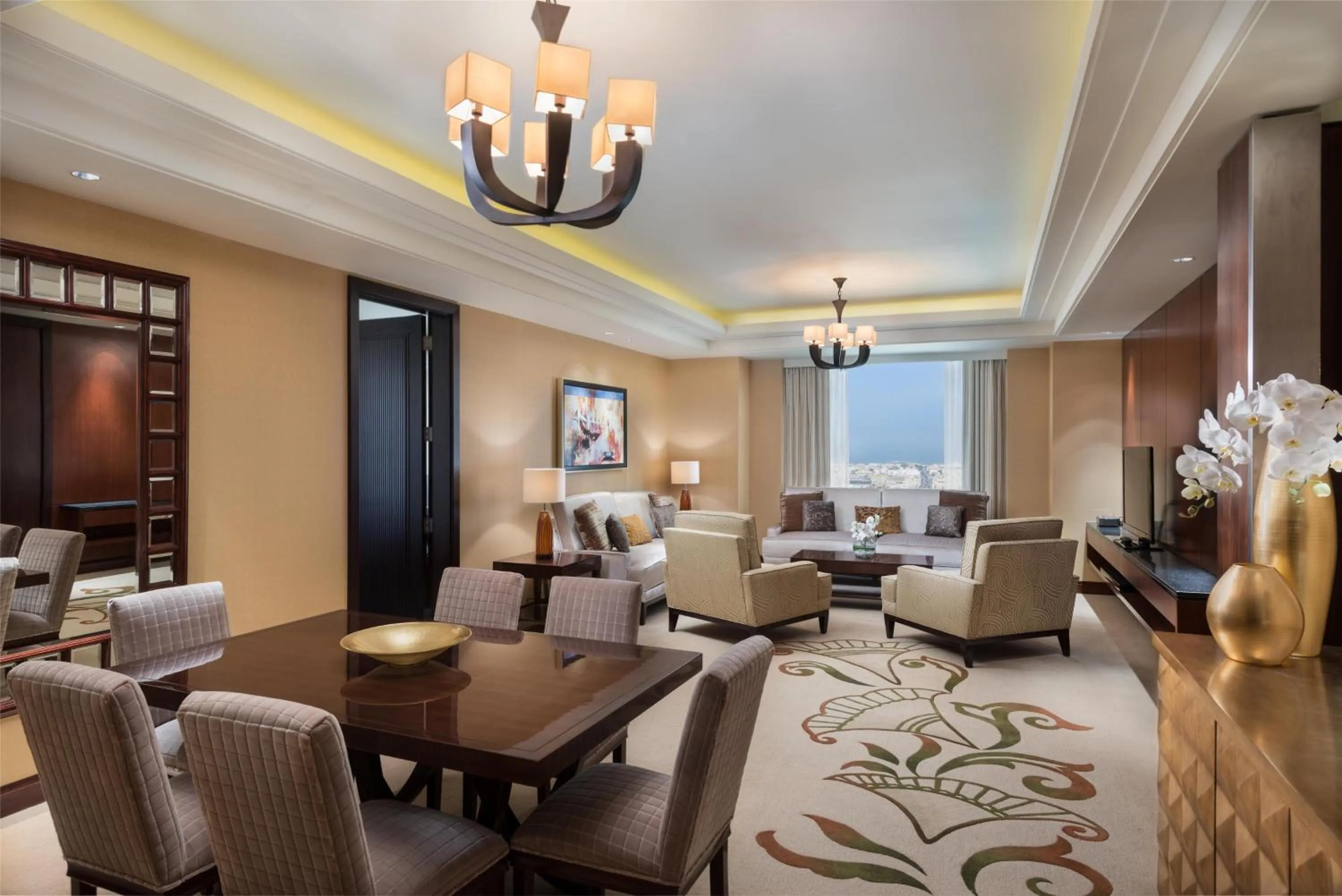 Living room in Conrad Dubai