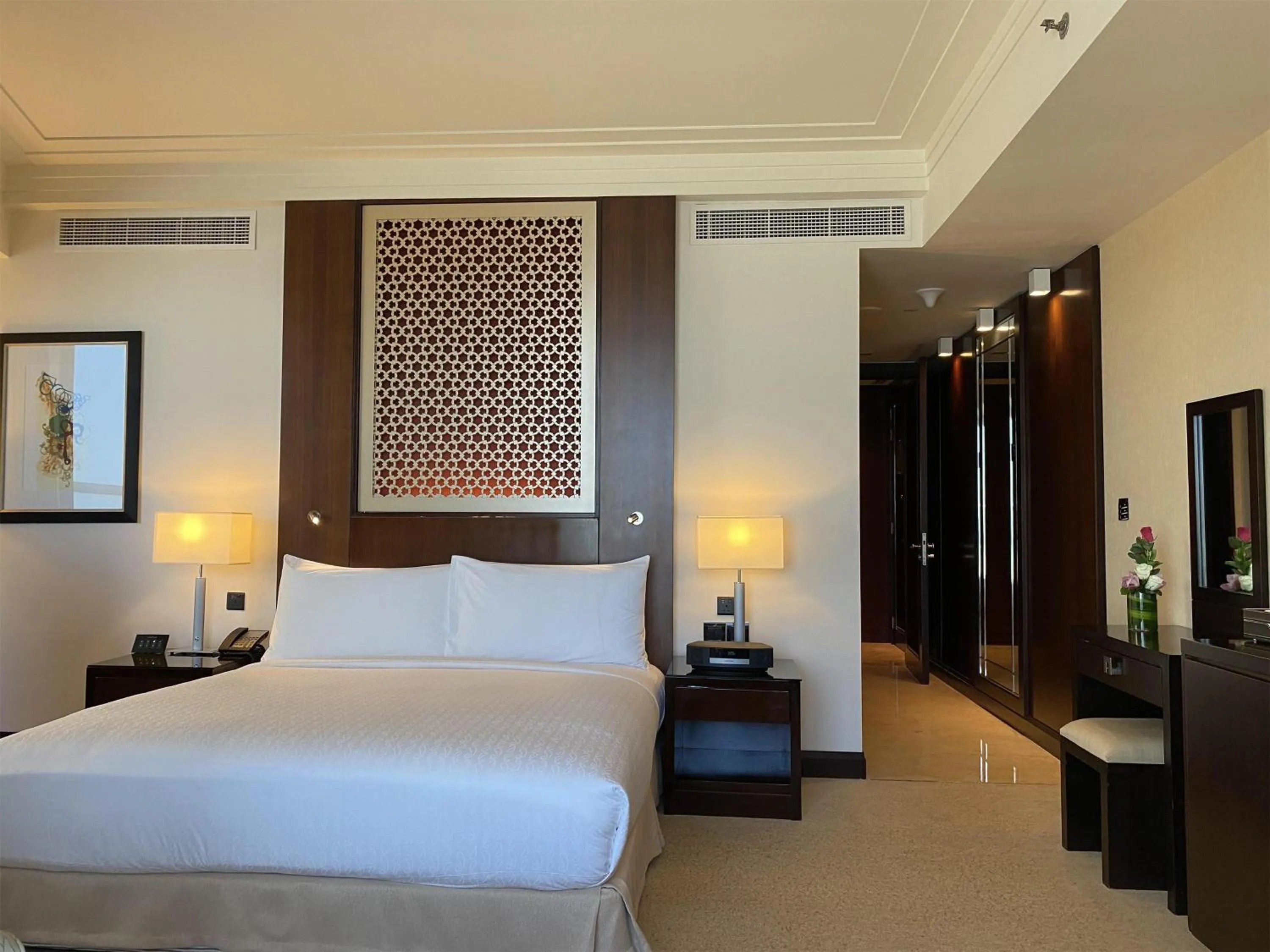 Bed in Conrad Dubai