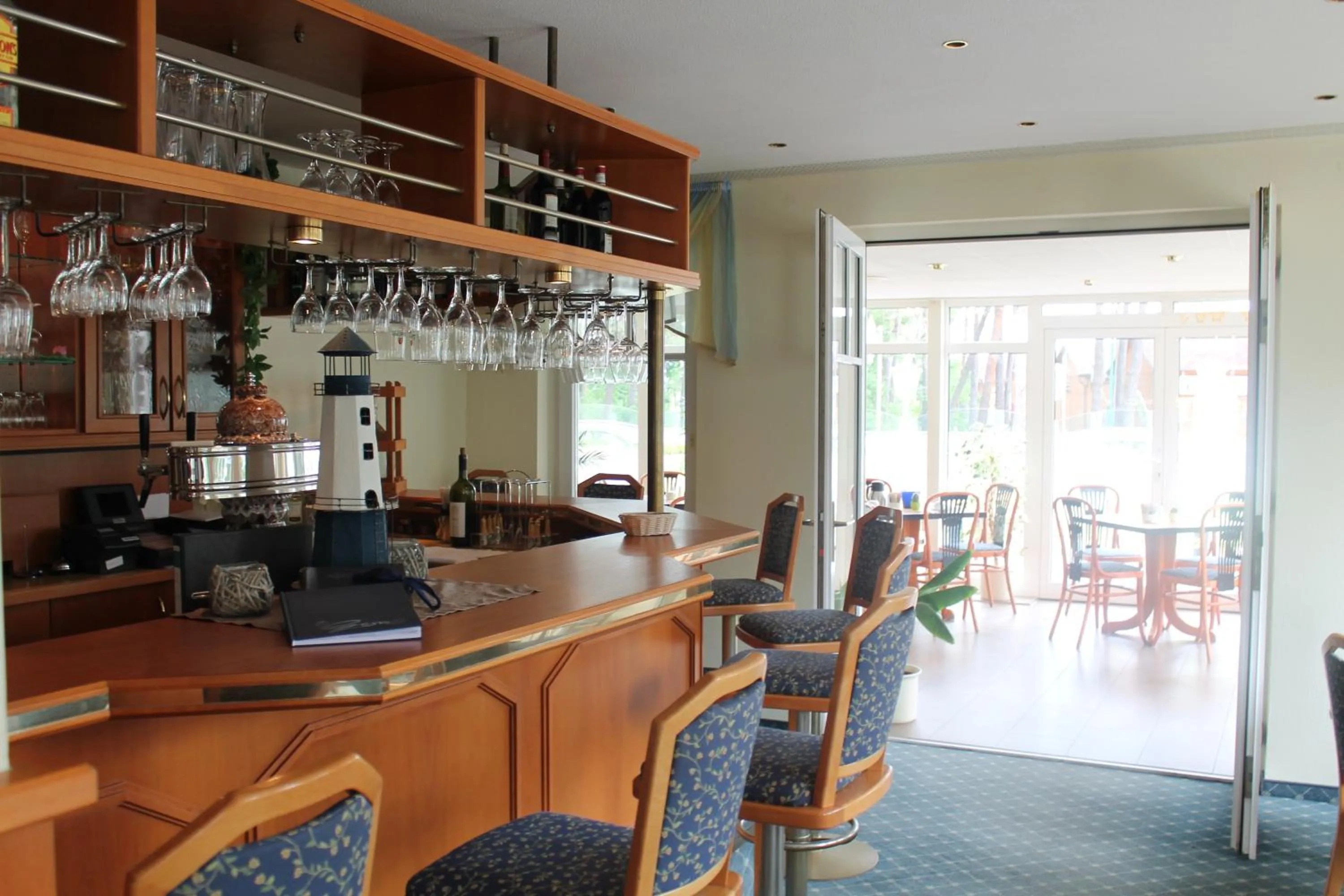 Lobby or reception in Hotel Garni Meeresblick