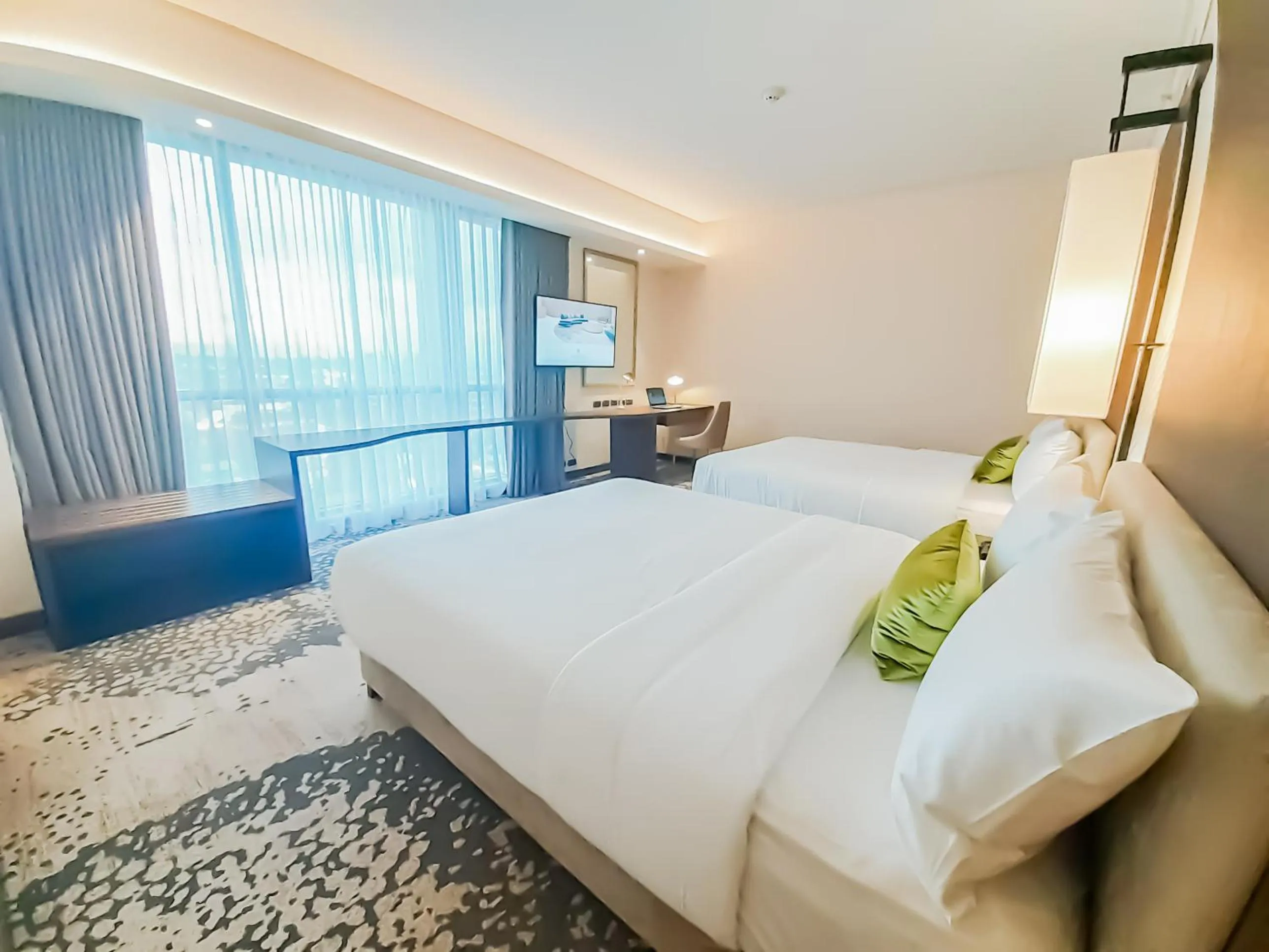 Bed in The Excelsior Hotel Las Piñas