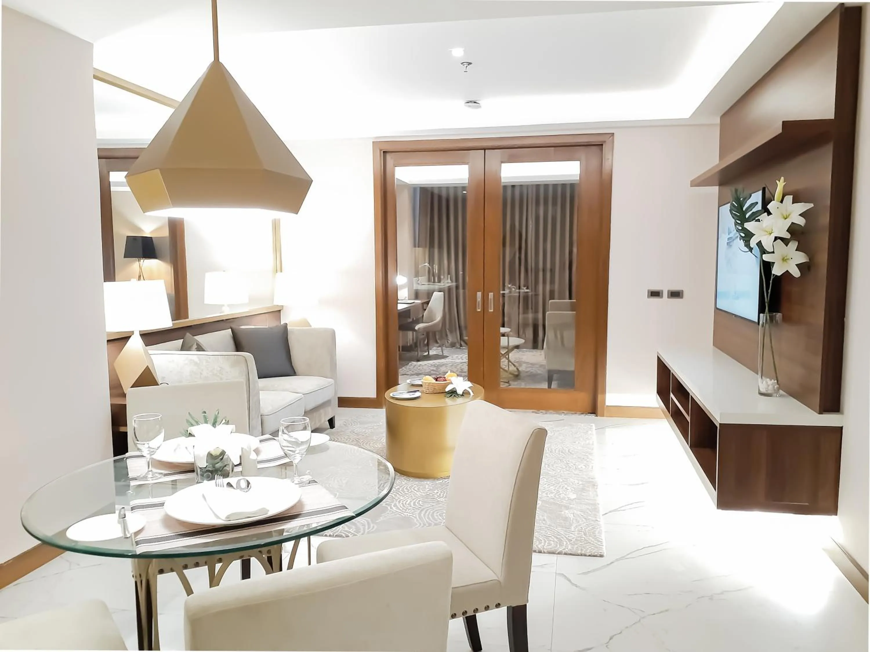 Living room in The Excelsior Hotel Las Piñas