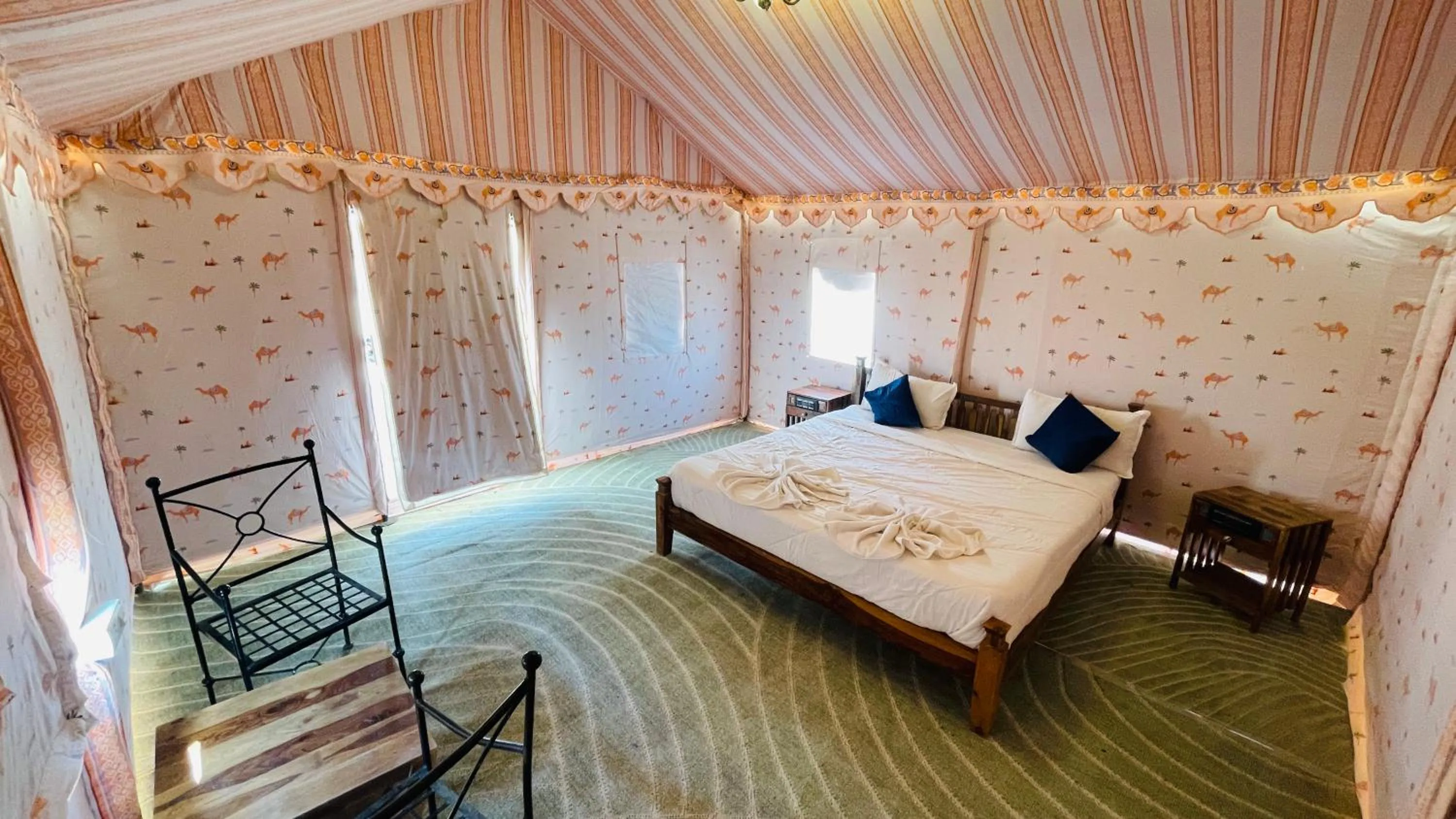 Bed in Shriram Desert Camp Jaisalmer