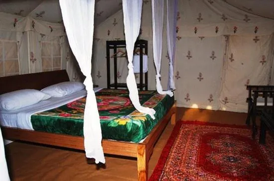 Bed in Shriram Desert Camp Jaisalmer