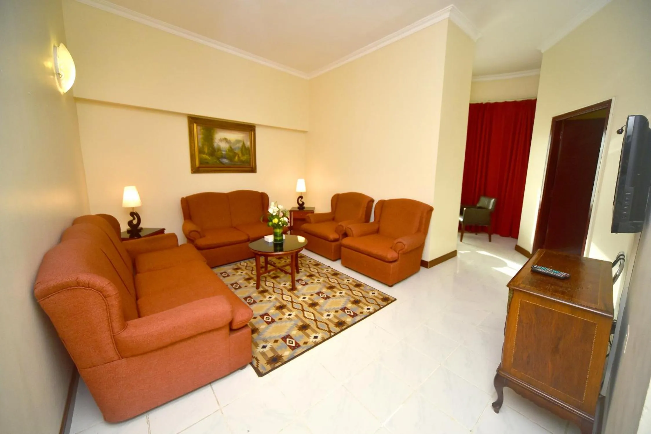 Living room in Nejoum Al Emarat