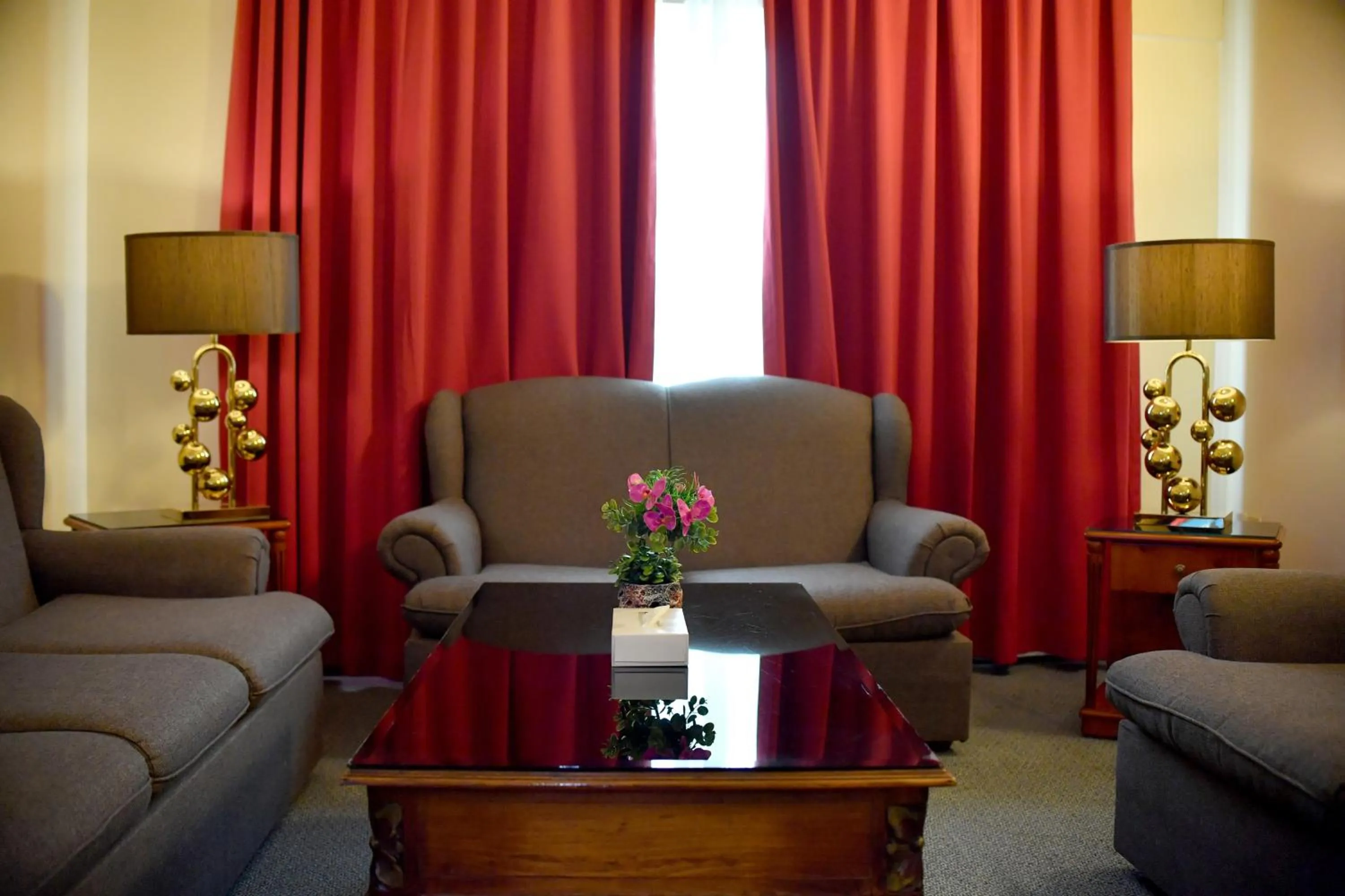 Seating area in Nejoum Al Emarat