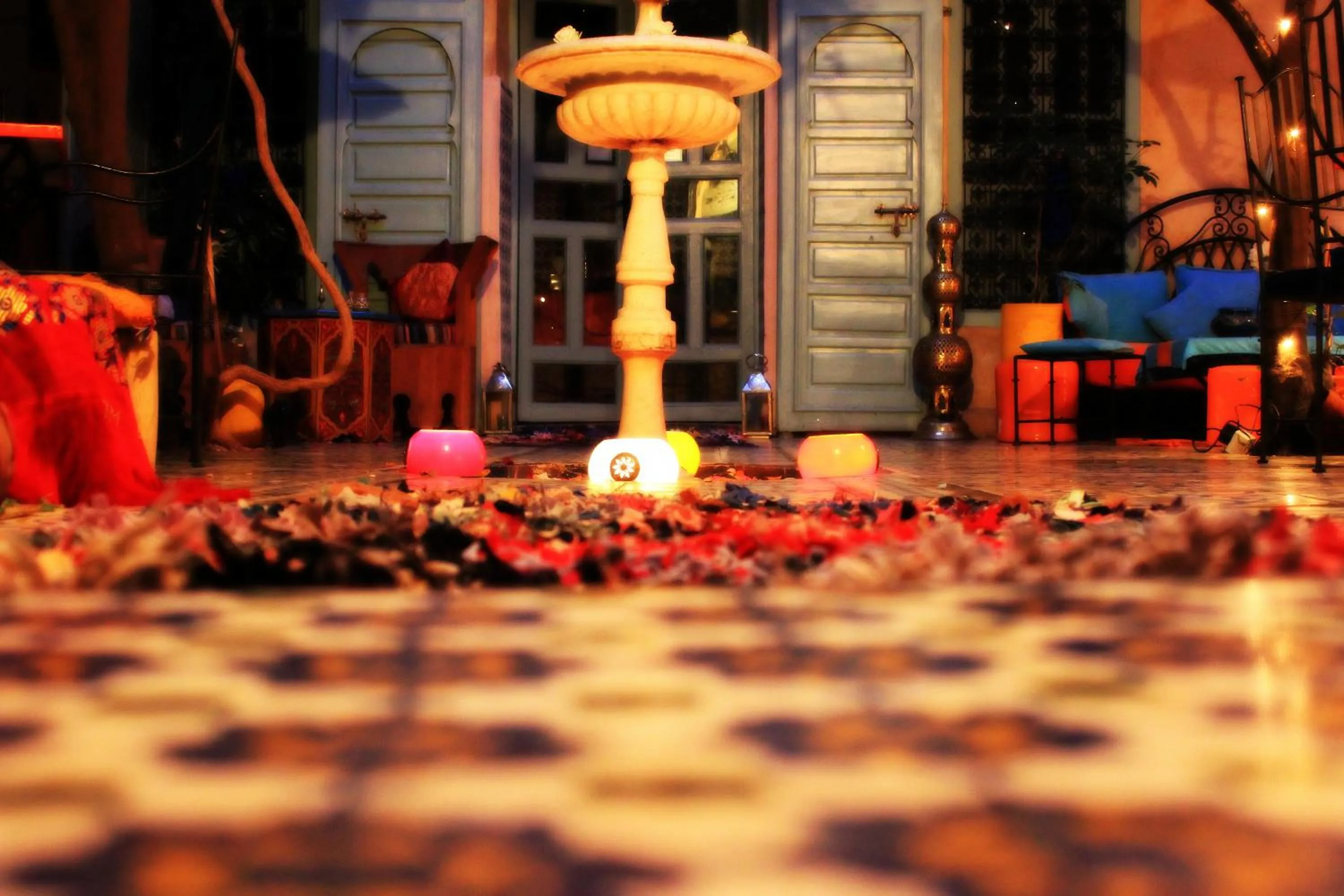 Decorative detail in Riad Al Nour