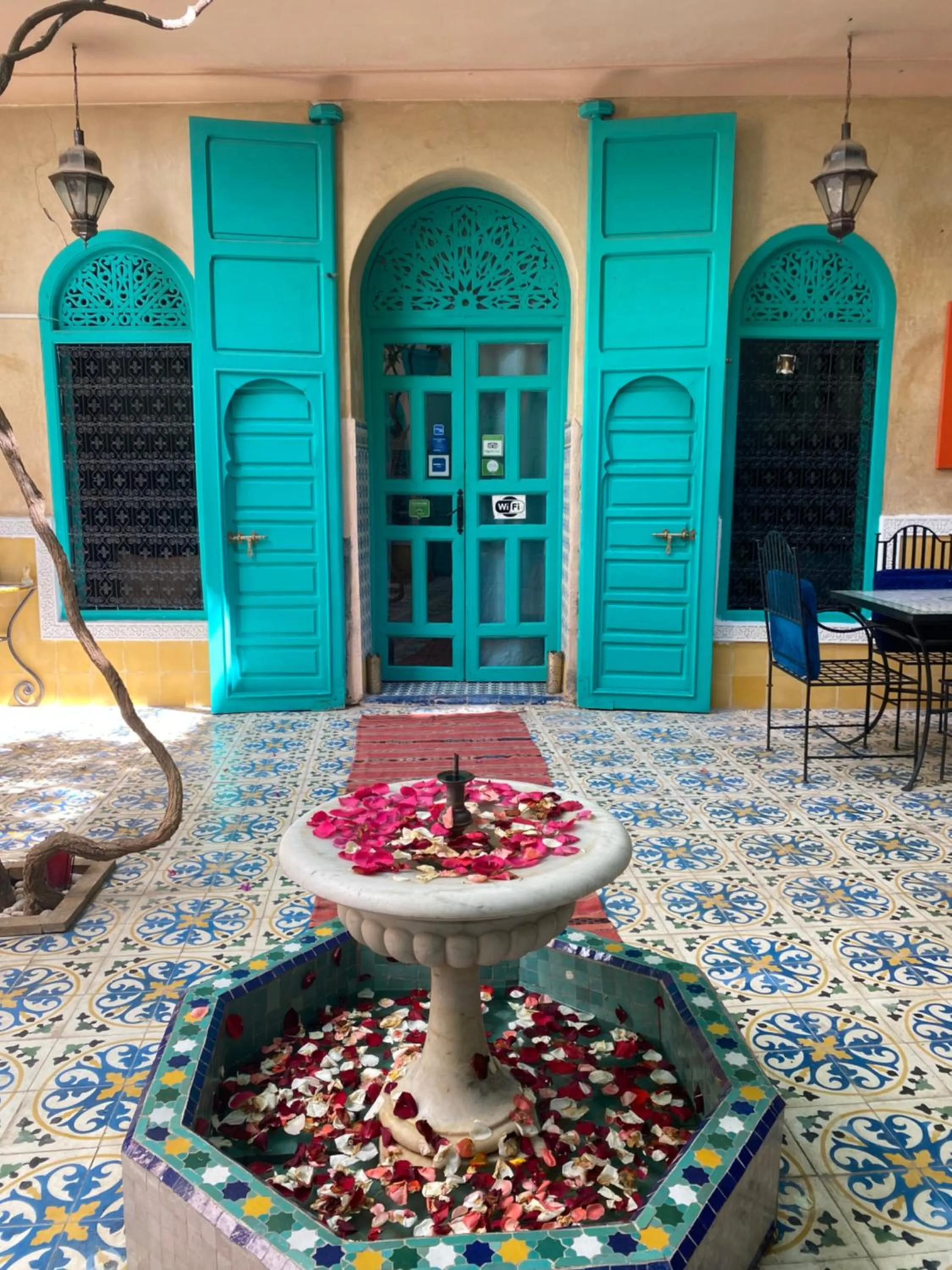 Patio in Riad Al Nour