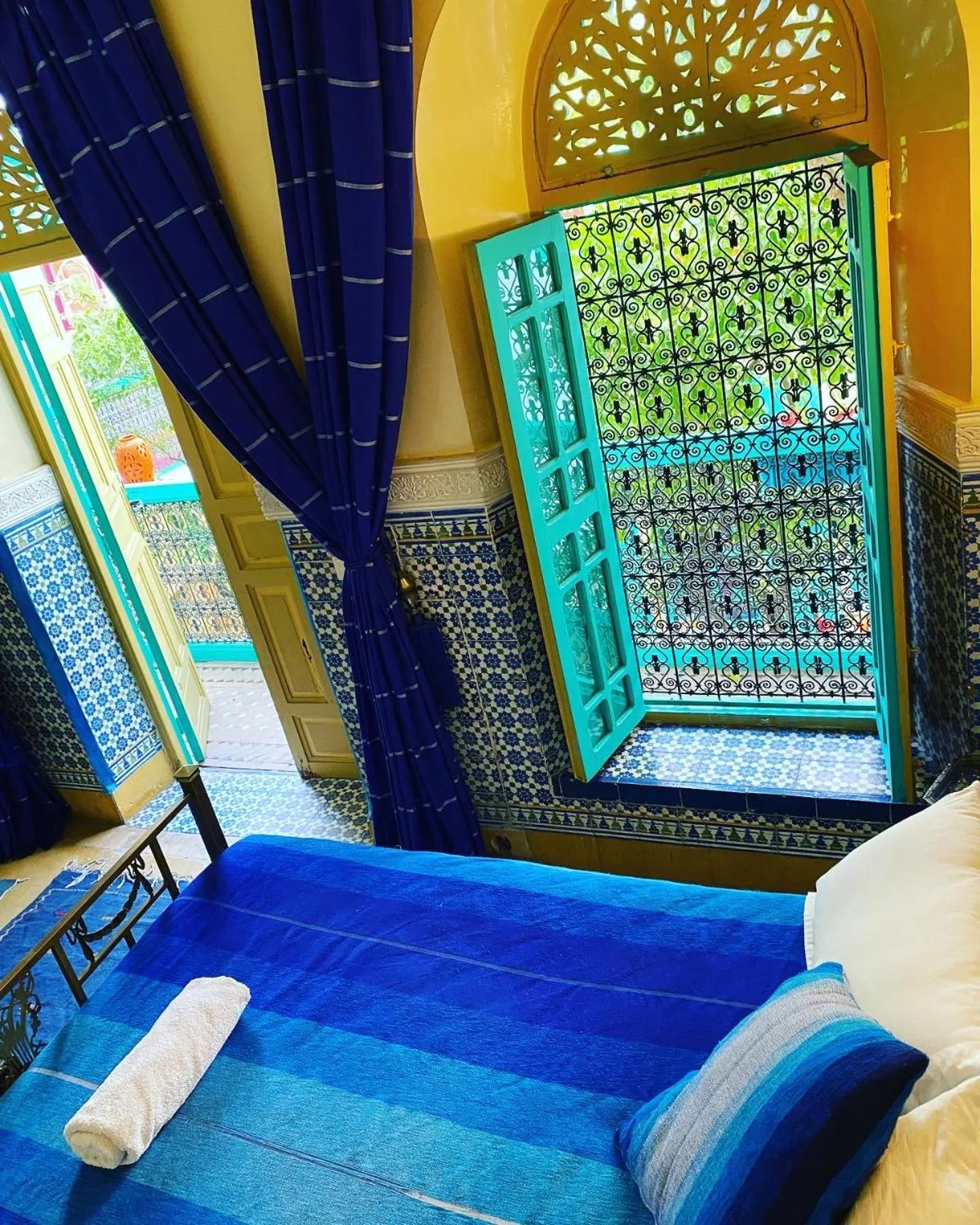 Bed in Riad Al Nour