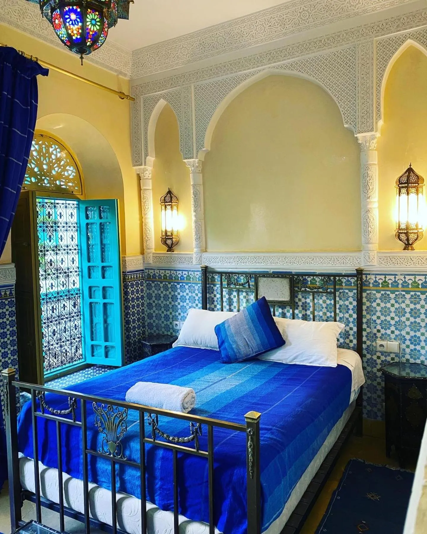 Bed in Riad Al Nour