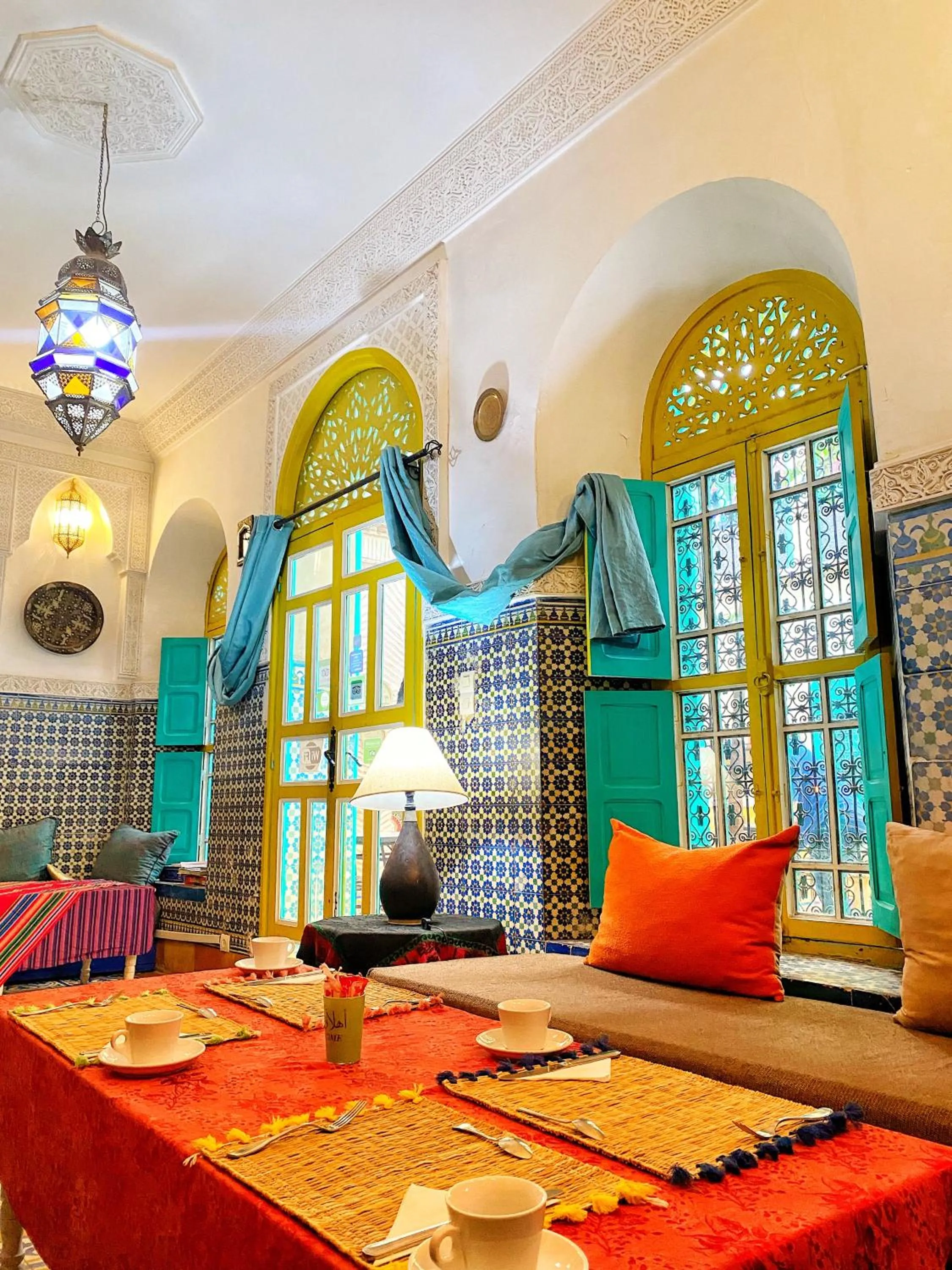 Communal lounge/ TV room in Riad Al Nour