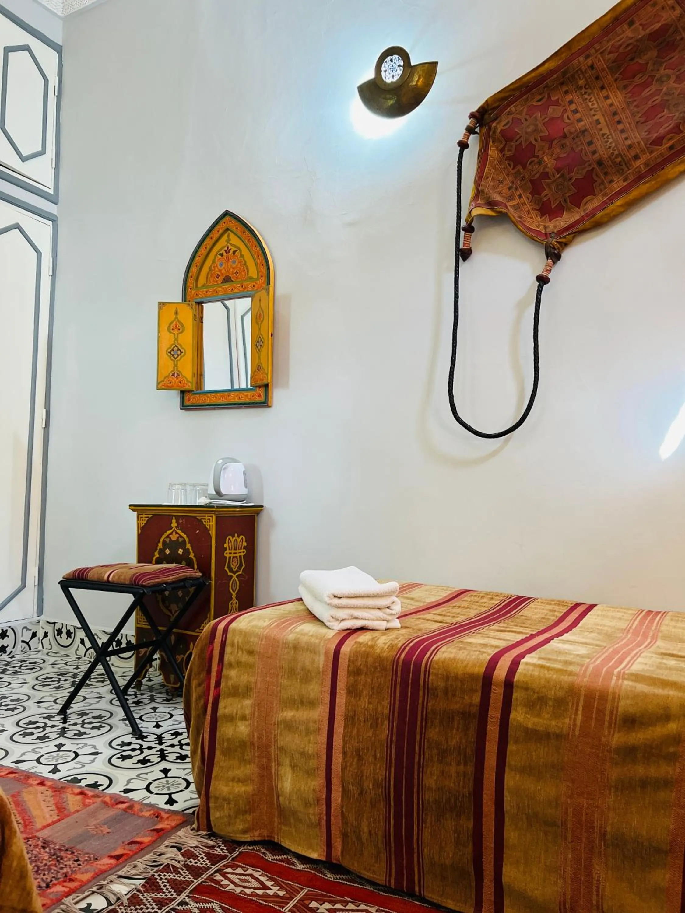 Bed in Riad Al Nour