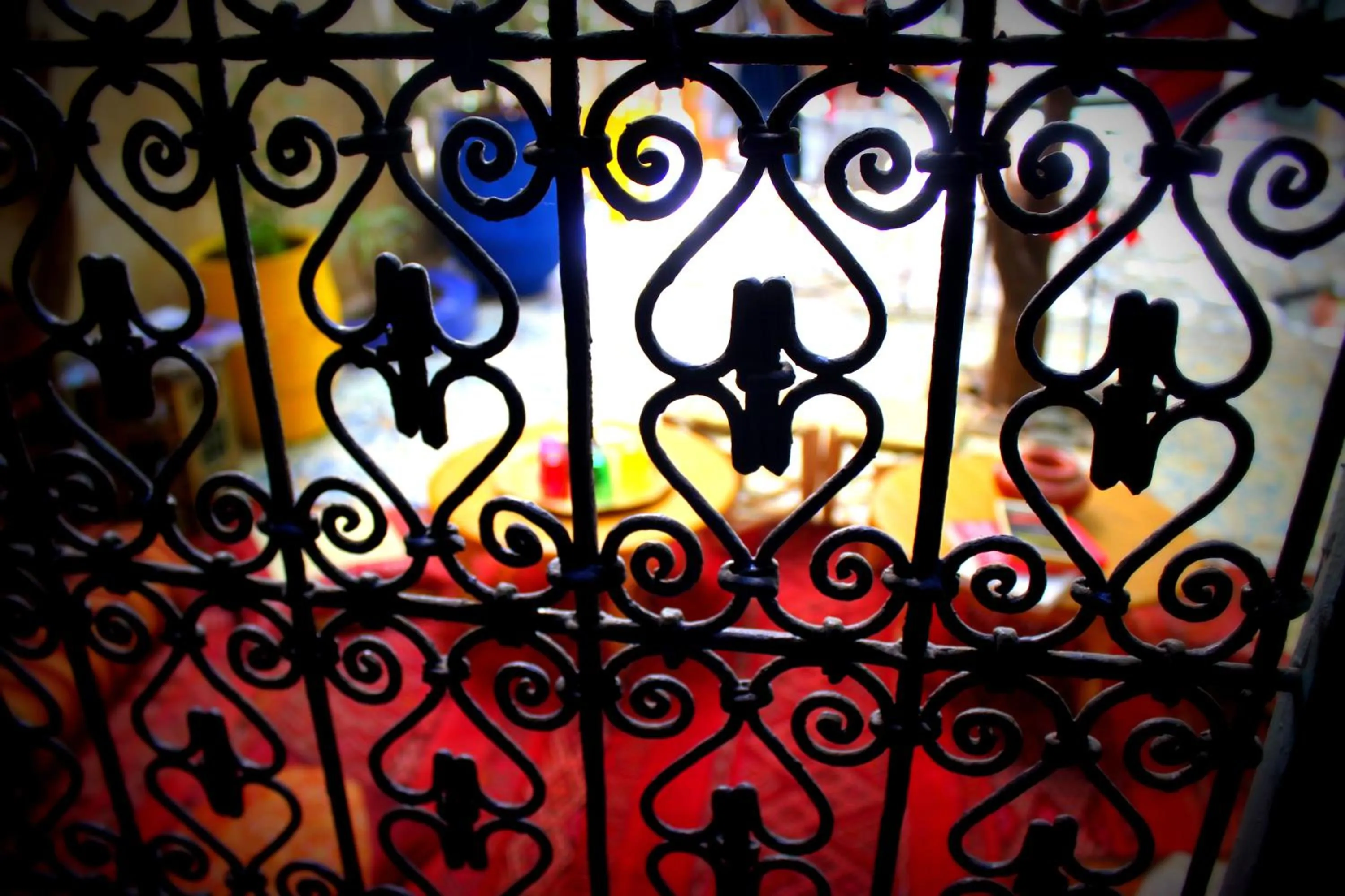 Decorative detail in Riad Al Nour