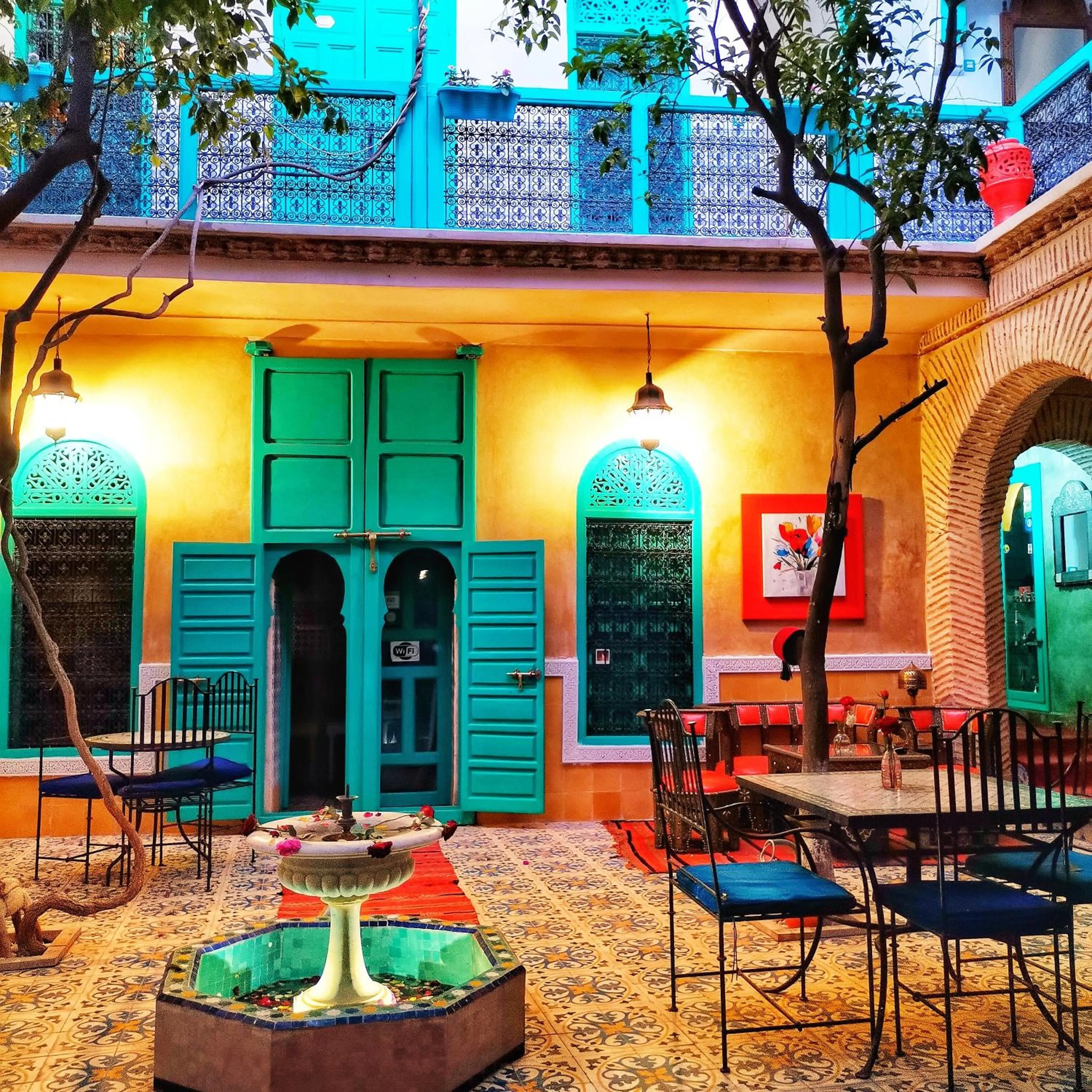Patio in Riad Al Nour