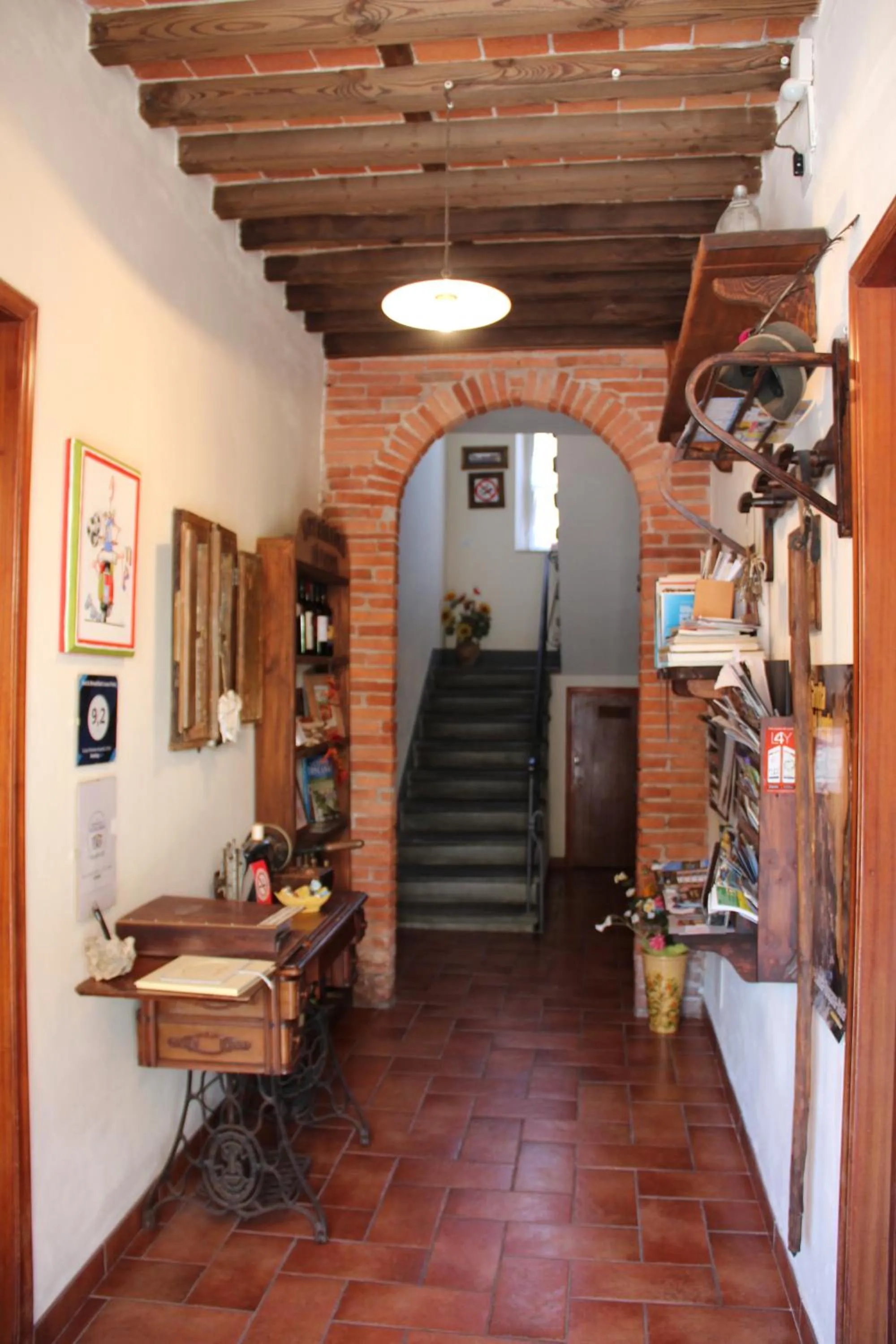 Lobby or reception in Bed & Breakfast Lucca Fora