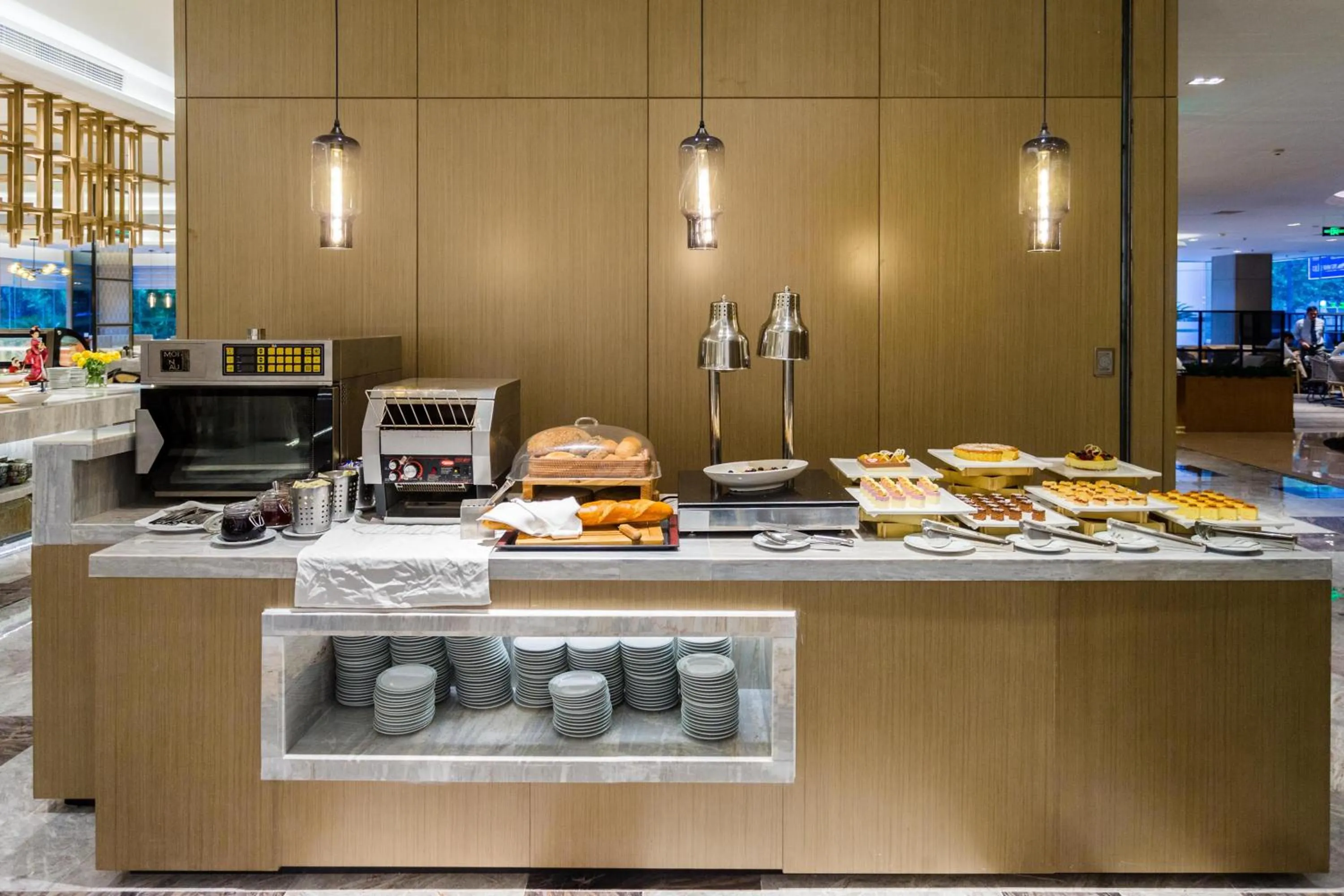 Buffet breakfast in Grand Metropark Hotel Hangzhou