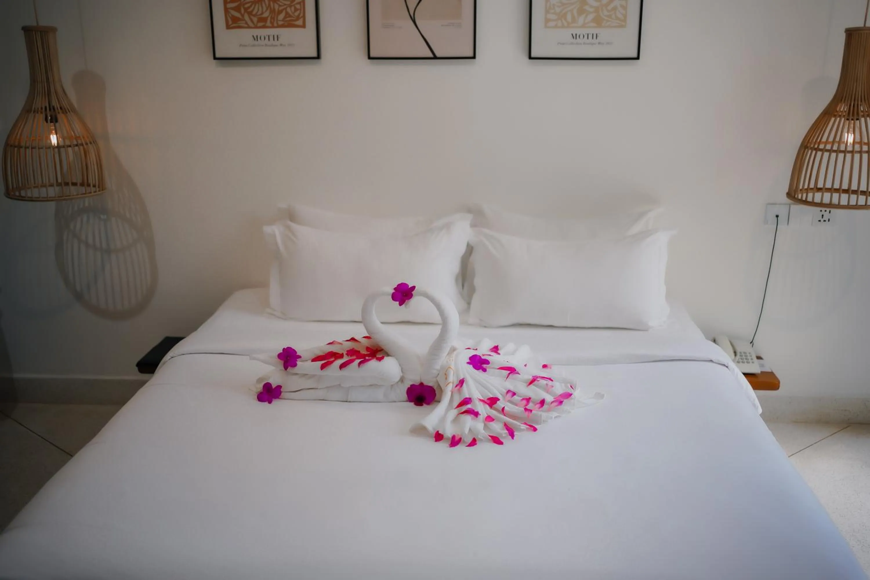 Bed in Montagne Residence