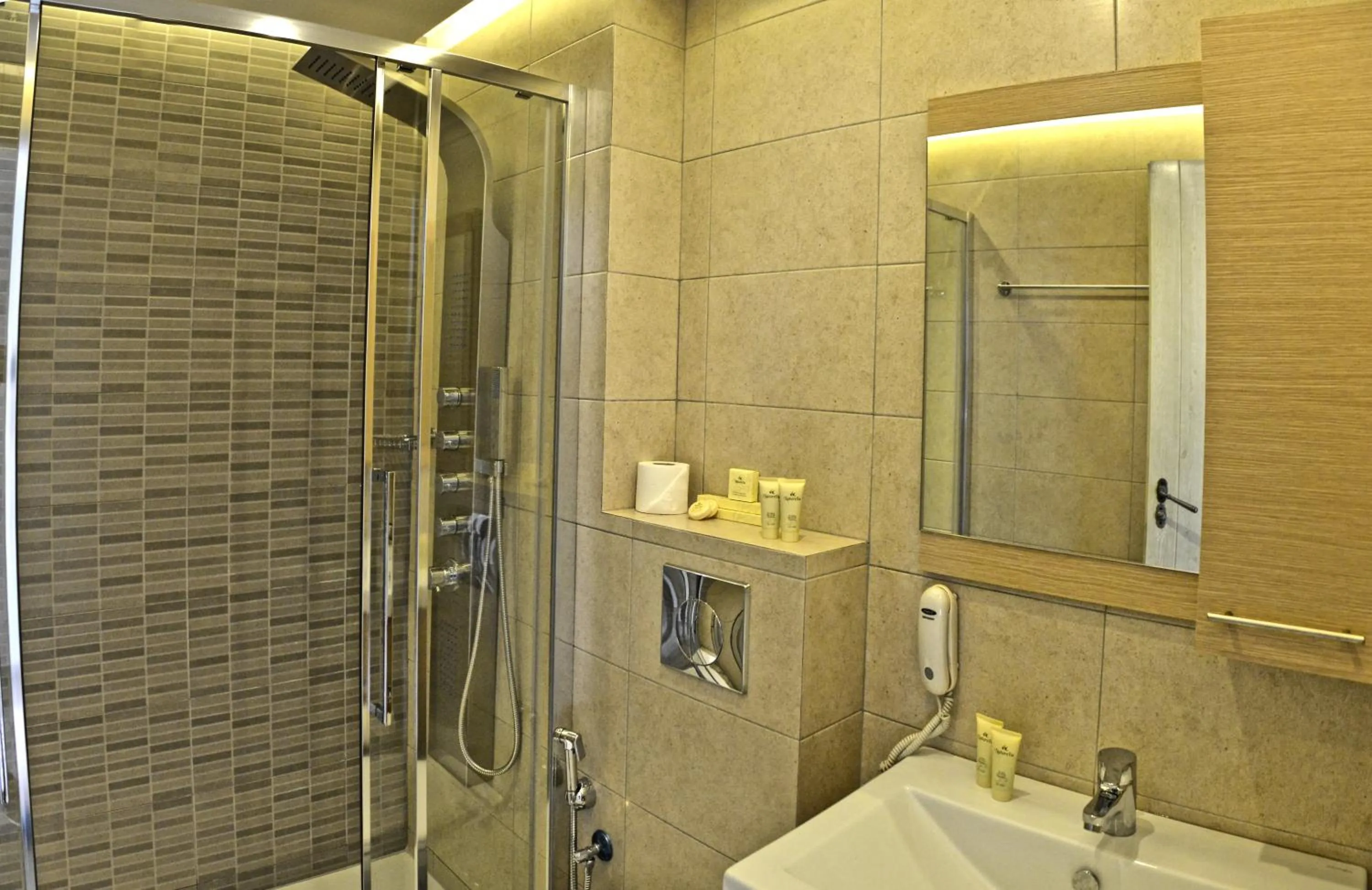 Bathroom in Princess Irini Sea Front ApartHotel
