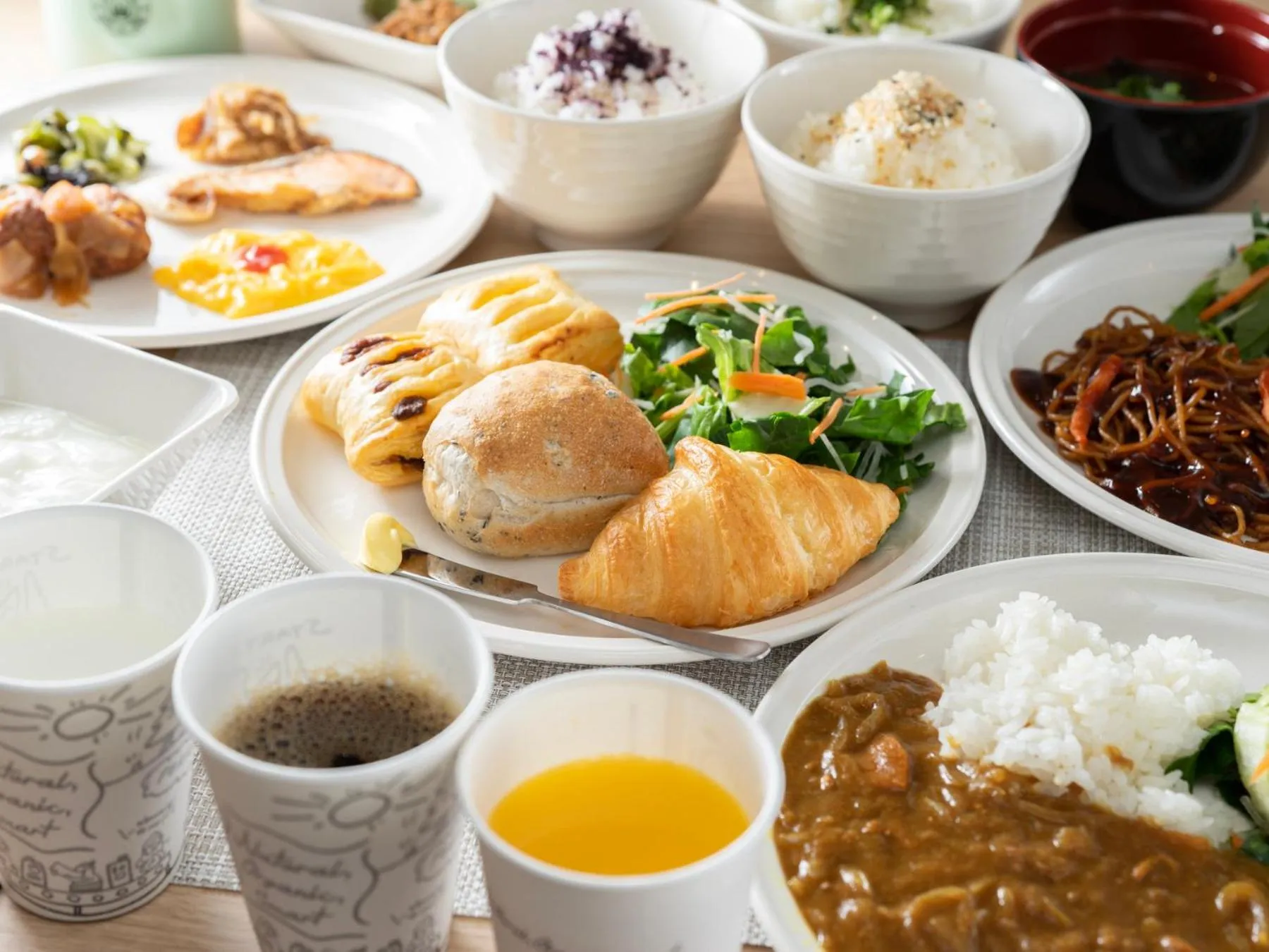 Breakfast in Super Hotel Hiroshima Yagenboridori