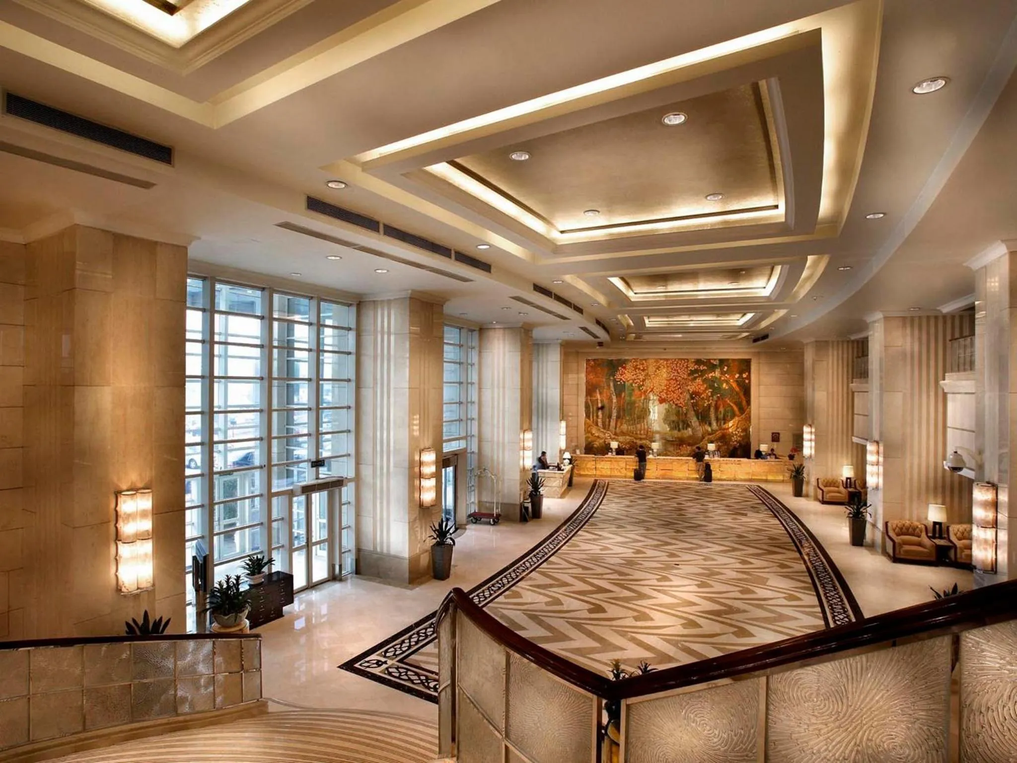 Lobby or reception in V-Continent Beijing Parkview Wuzhou Hotel