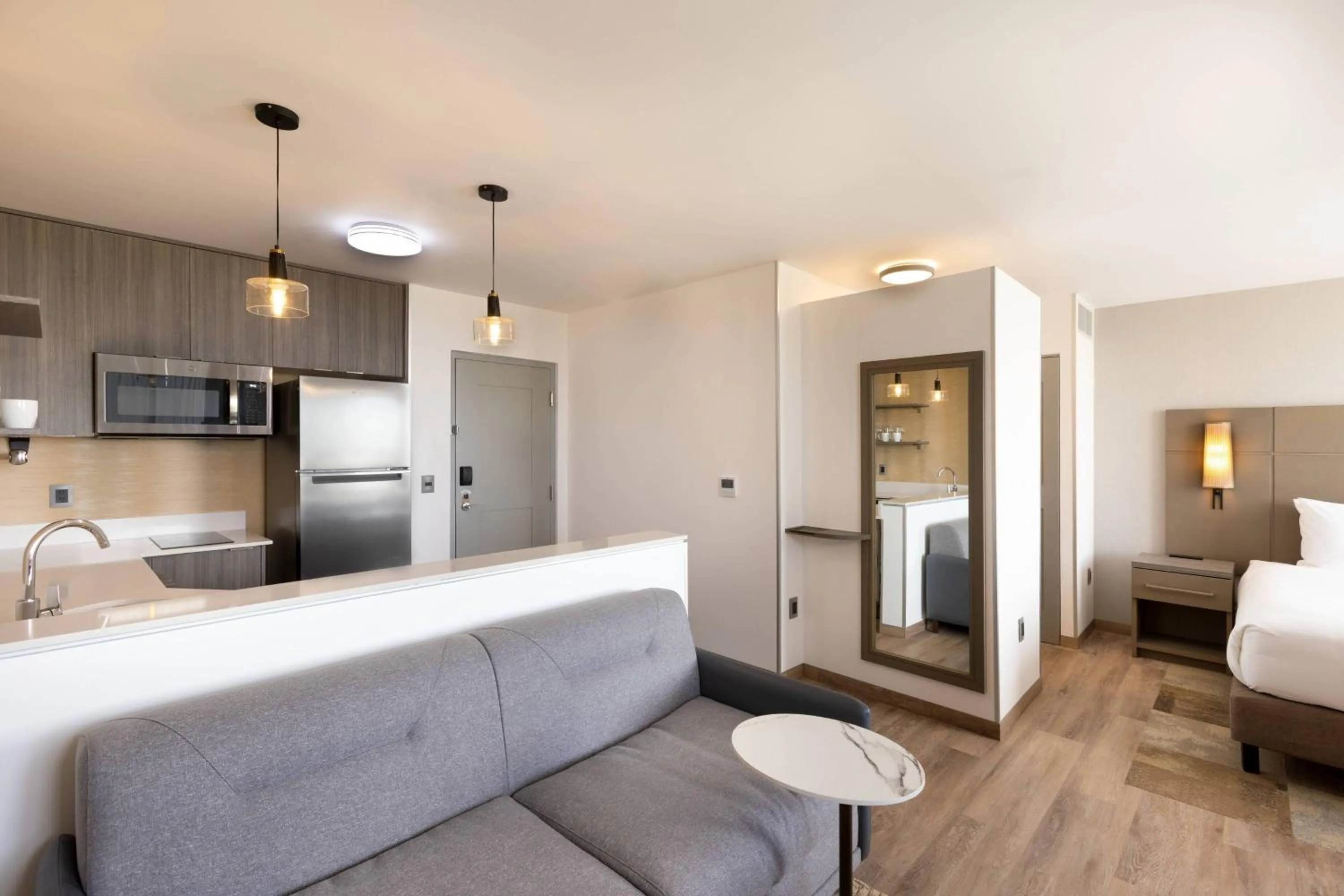 Photo of the whole room, Bed in Residence Inn by Marriott Cancun Hotel Zone