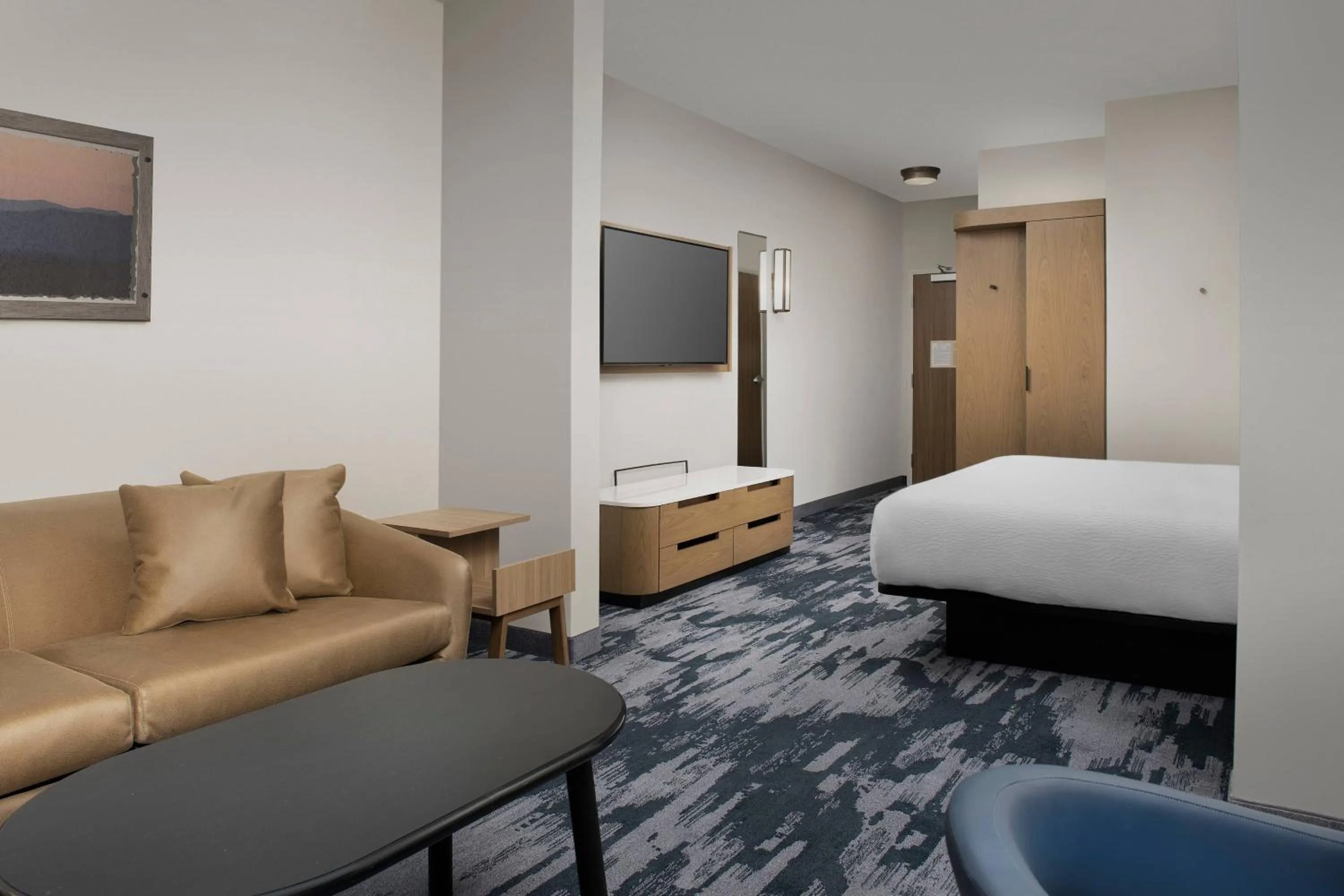 Bedroom, Bed in Fairfield Inn & Suites by Marriott Santa Rosa Rohnert Park