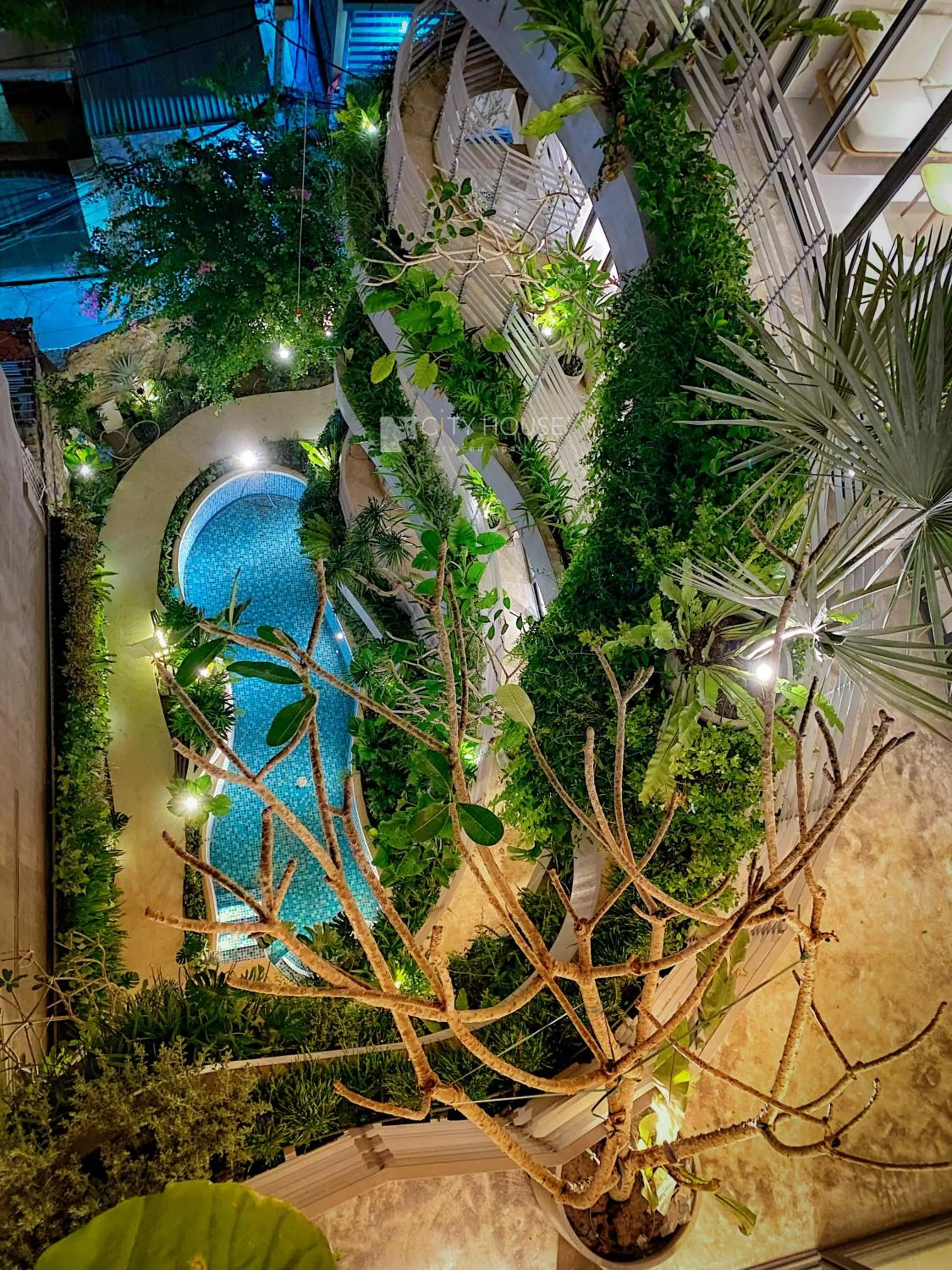 Bird's eye view in CityHouse - CityOasis