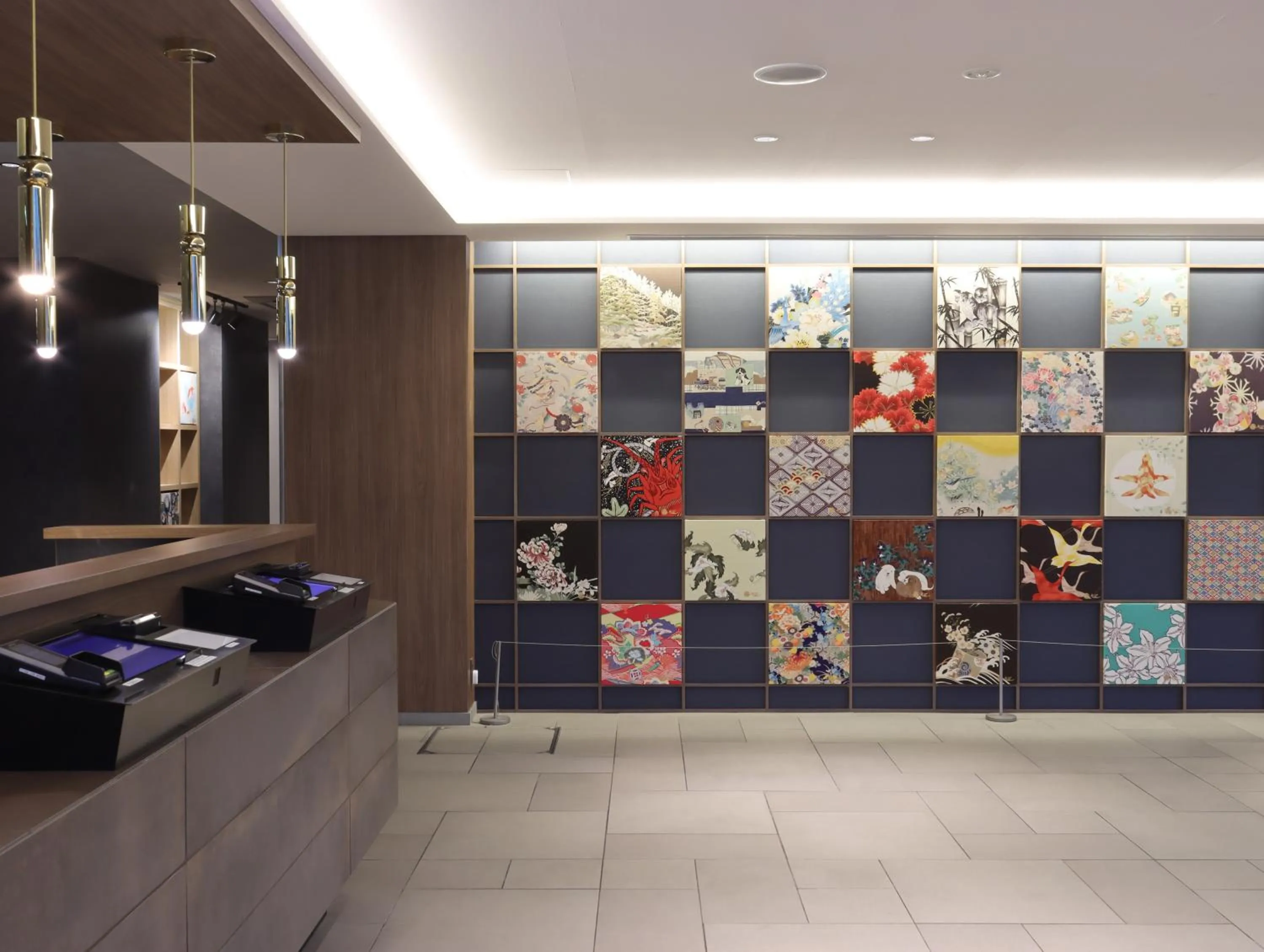 Lobby or reception in Wander Kyoto Nanajo