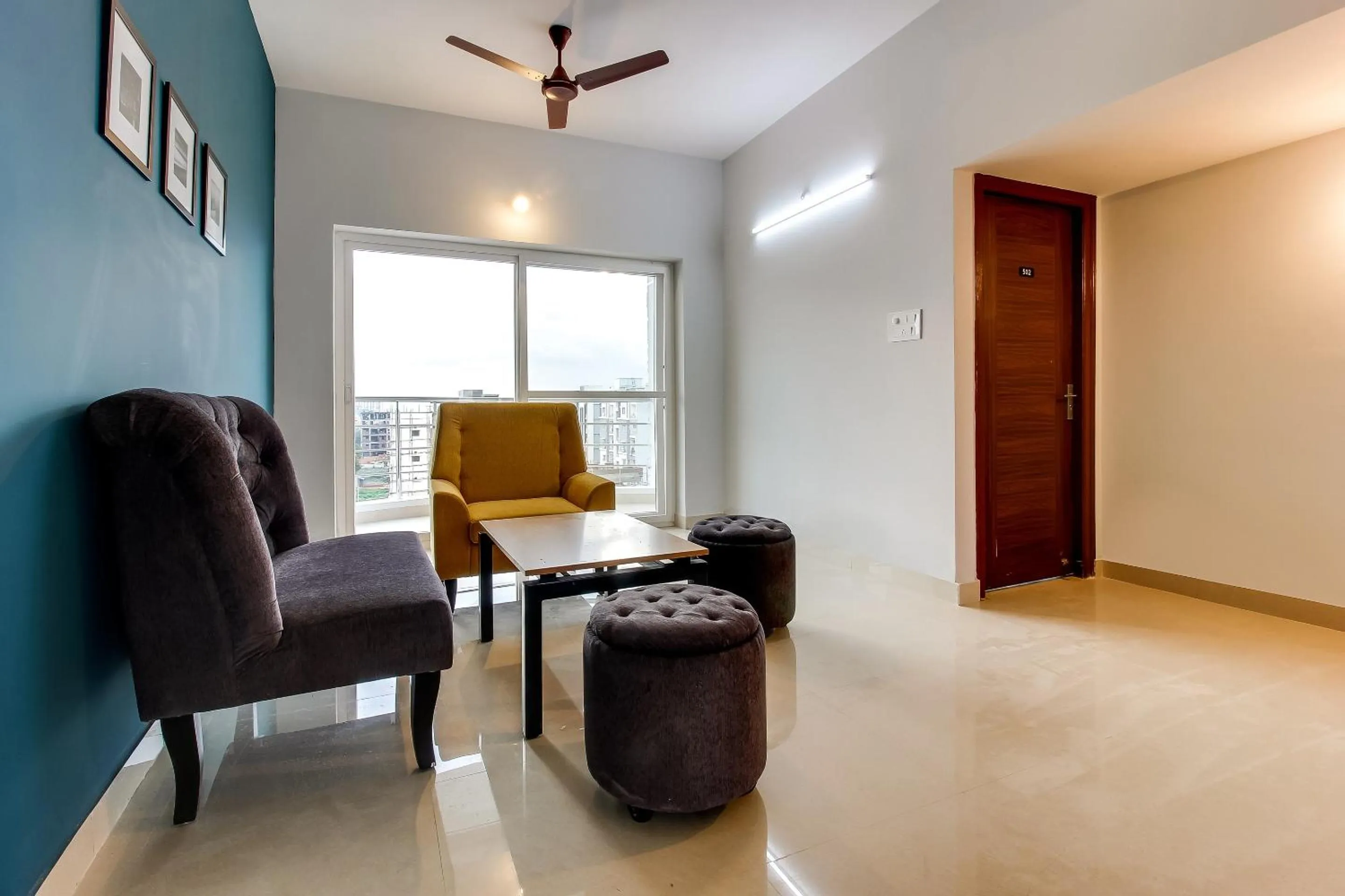 Lobby or reception in Hotel O Silverkey ,near RTO office kondapur