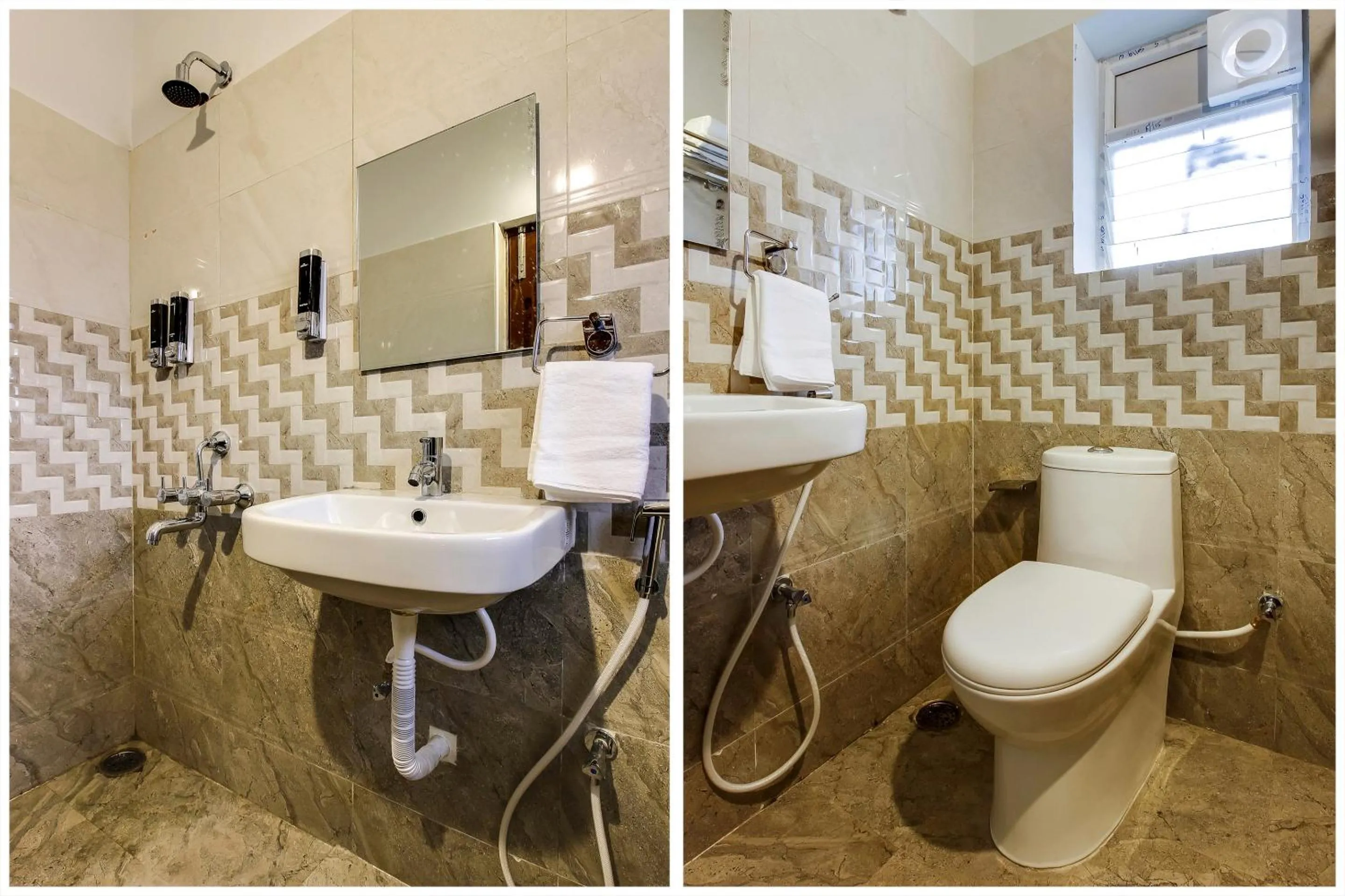 Bathroom in Hotel O Silverkey ,near RTO office kondapur