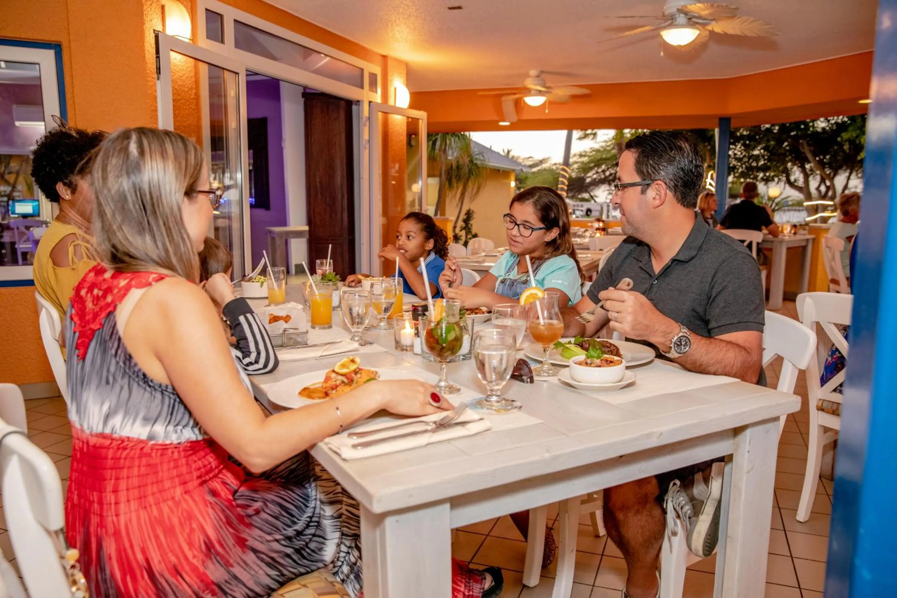 Dinner in MVC Eagle Beach