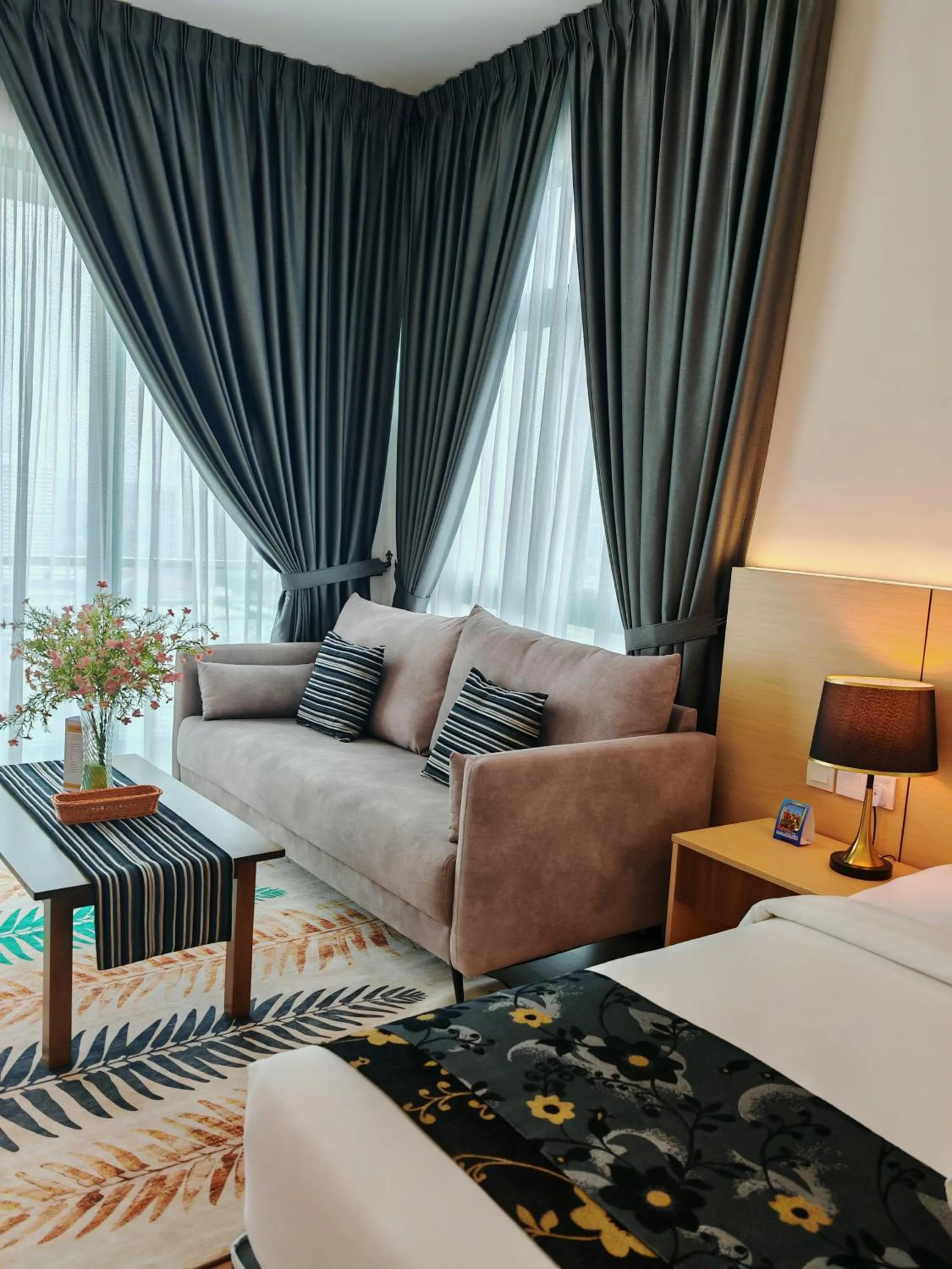 Seating area in Swan Garden Resort Hotel