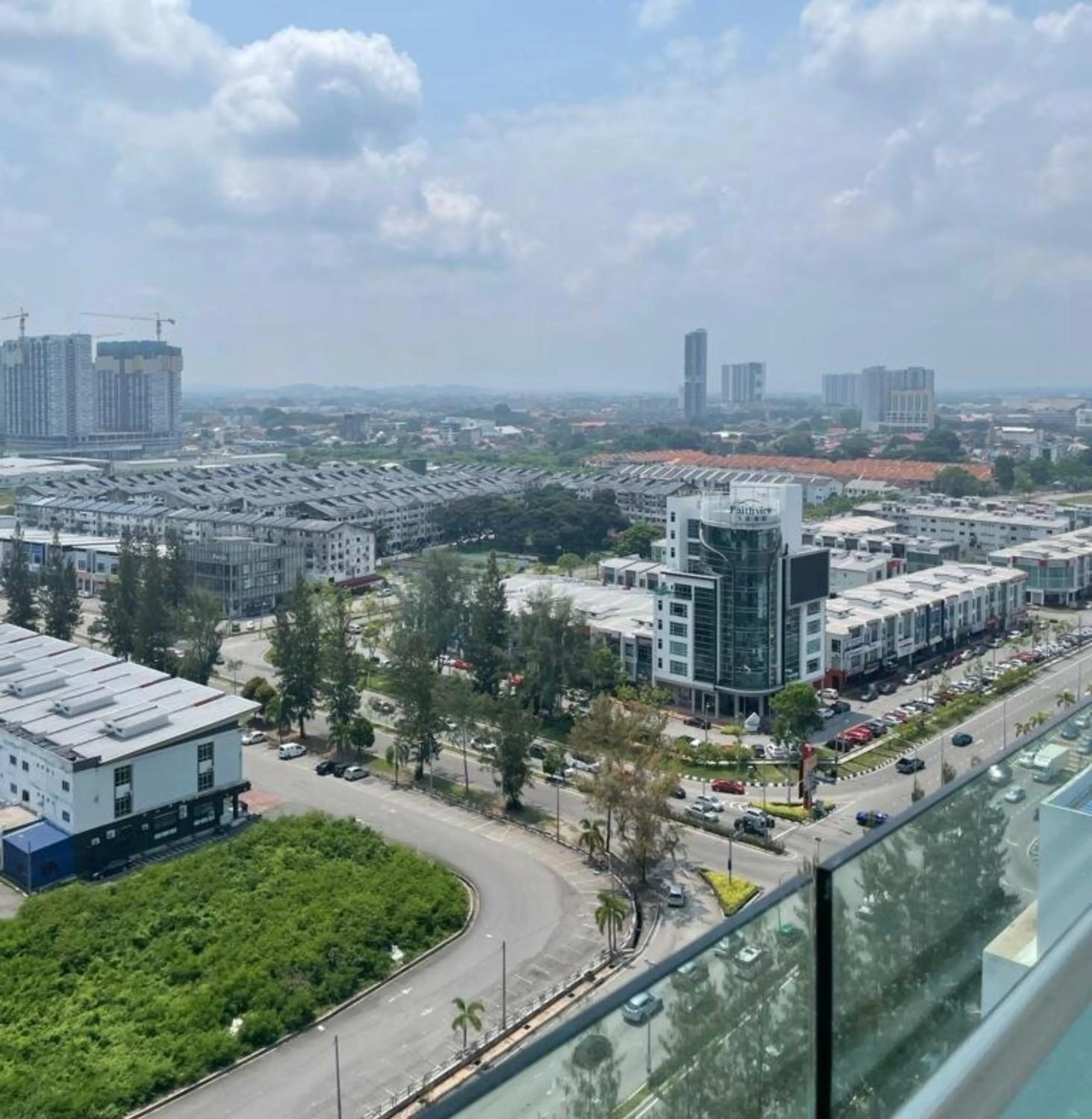 City view in Swan Garden Resort Hotel