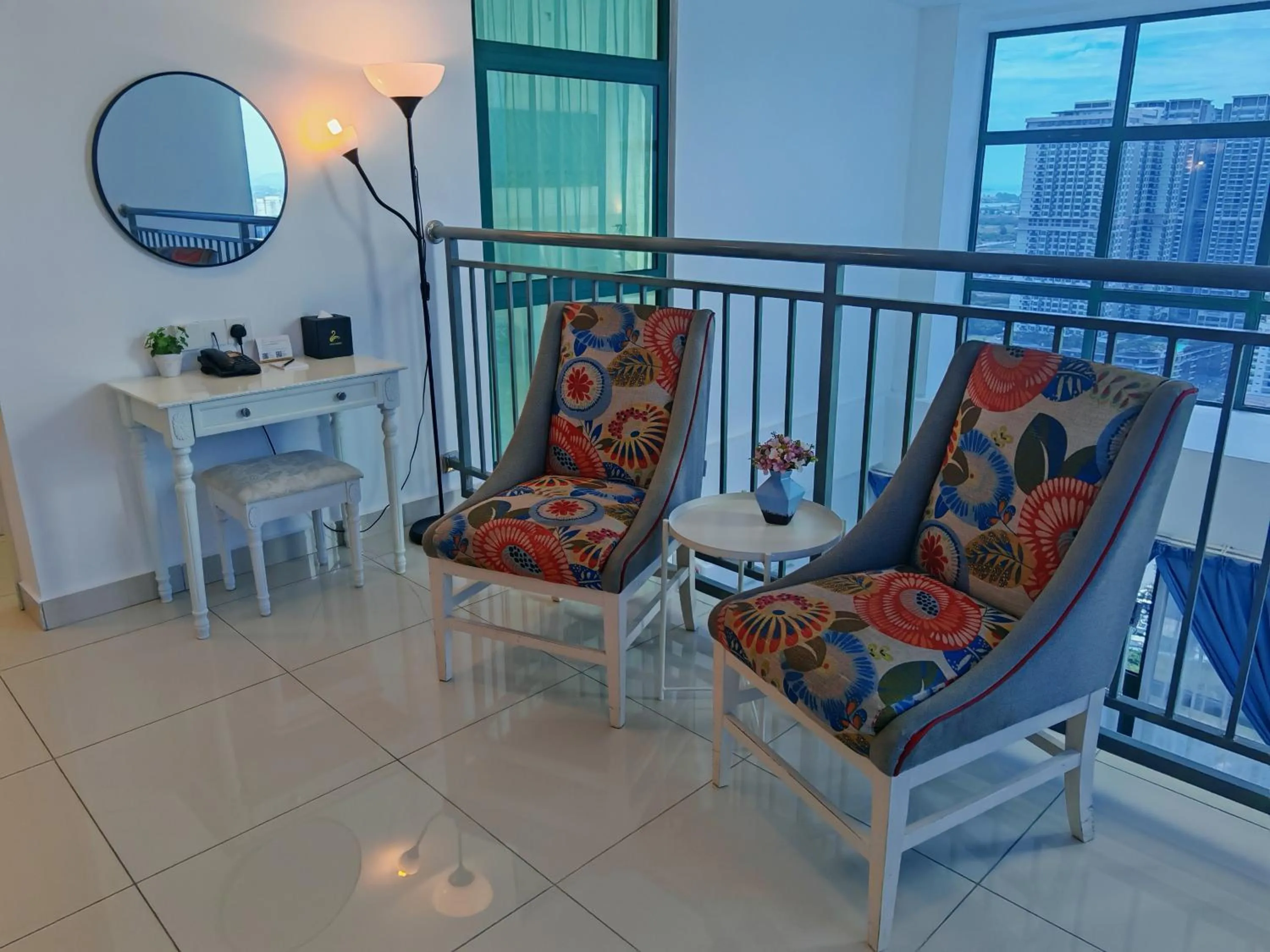 Seating area in Swan Garden Resort Hotel
