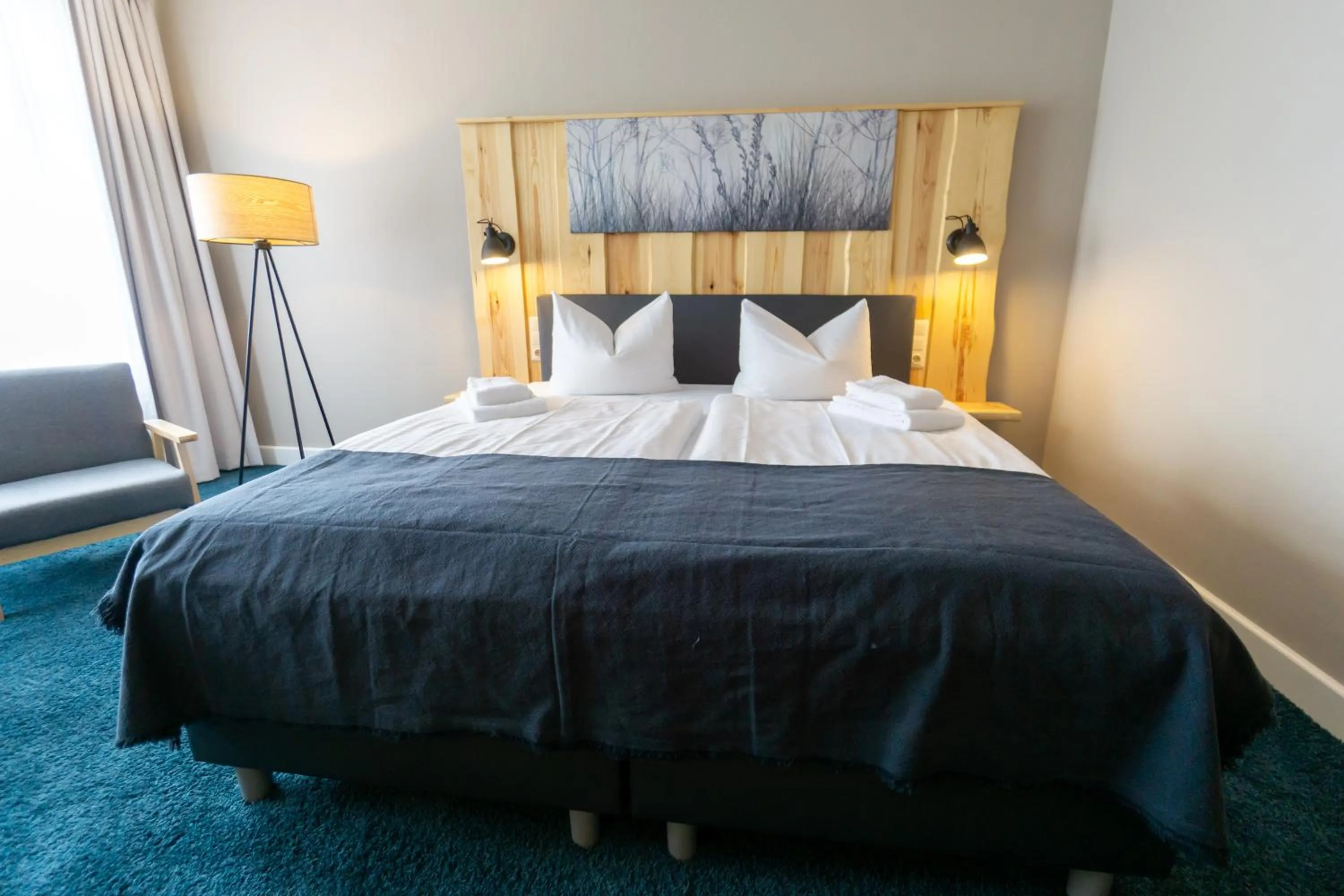 Photo of the whole room, Bed in Waldhotel Eiche