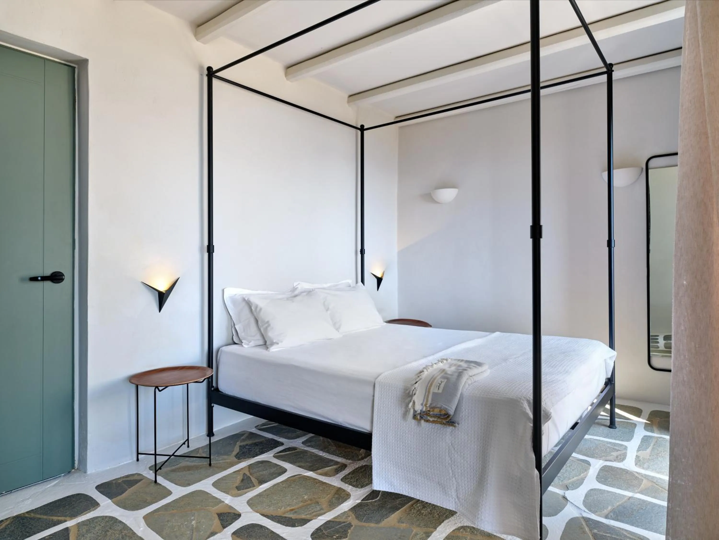 Bed in Under the Sun Cycladic Village