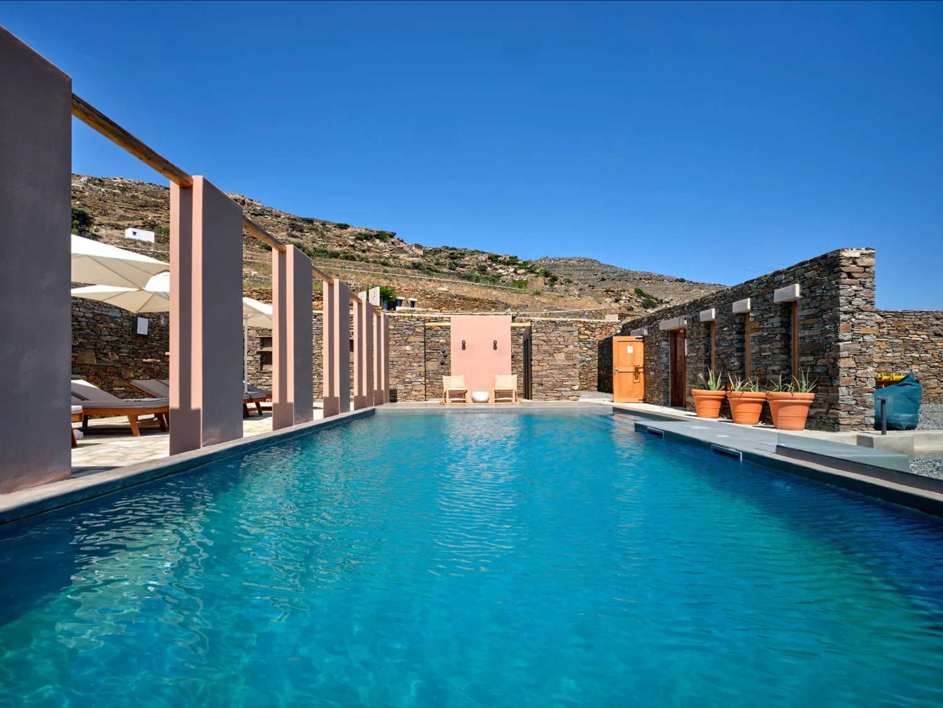 Swimming pool in Under the Sun Cycladic Village