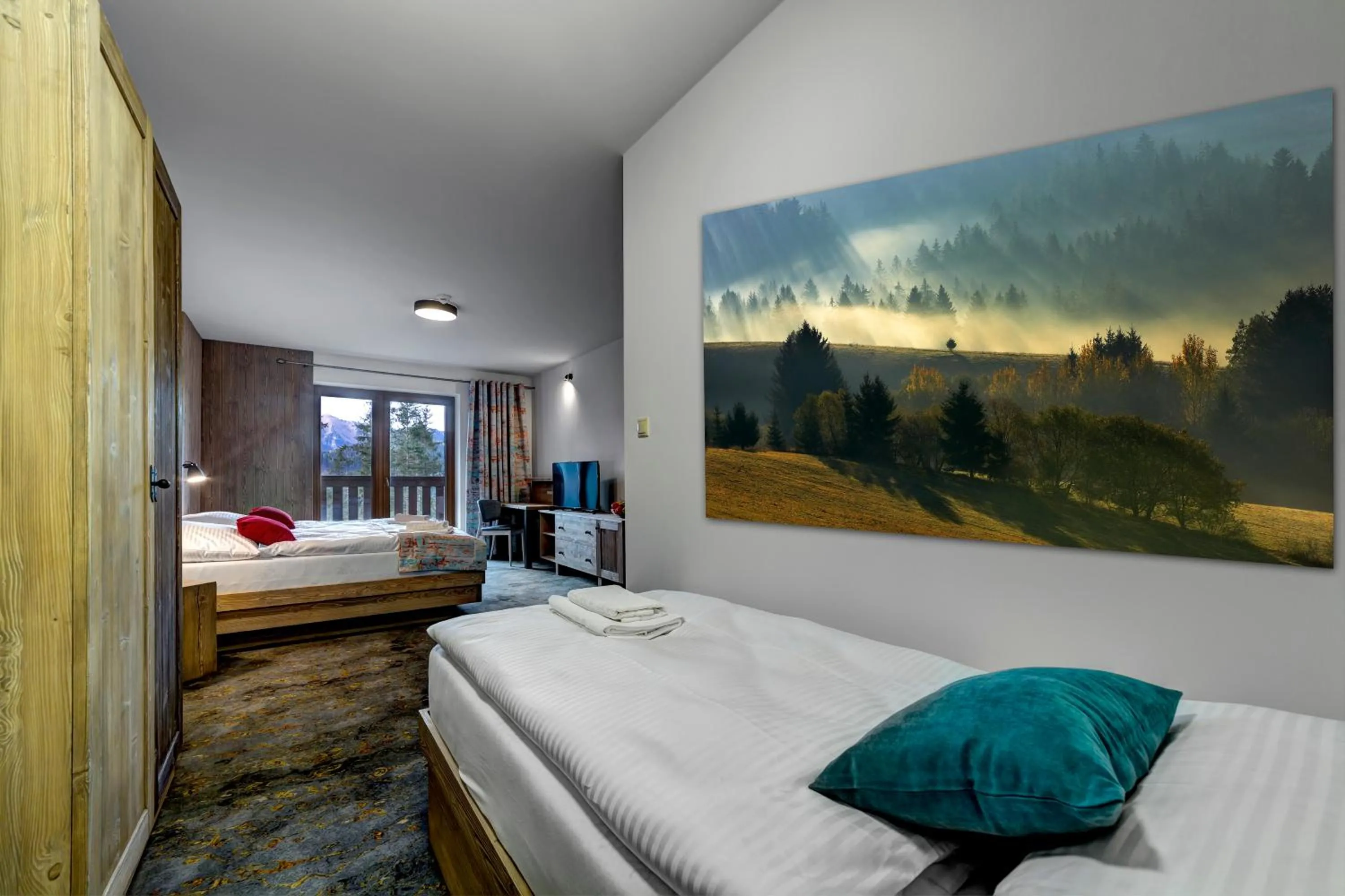 Photo of the whole room, Bed in Hotel Strachan Family Jasná