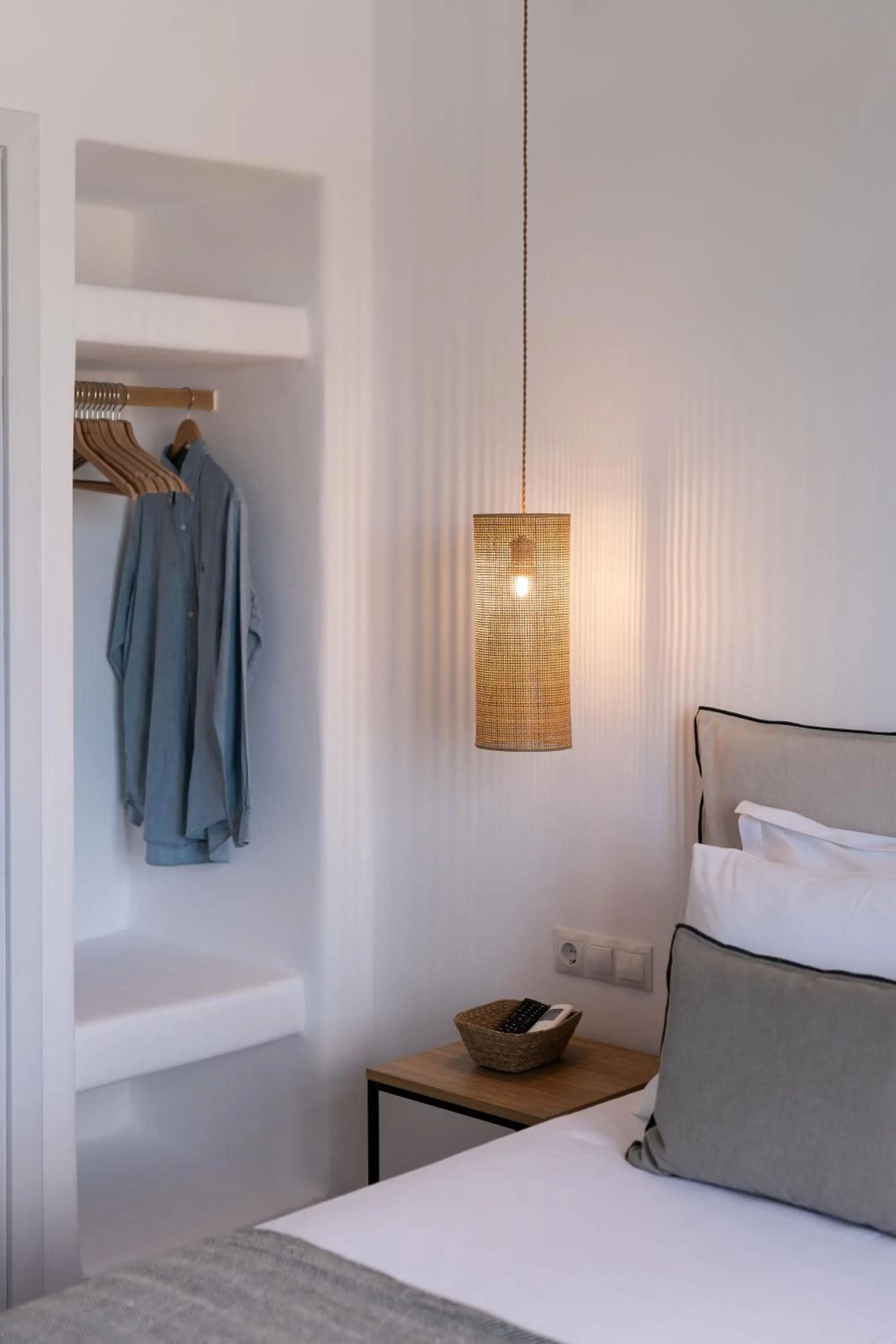 Decorative detail, Bed in Archon Seaside Retreat