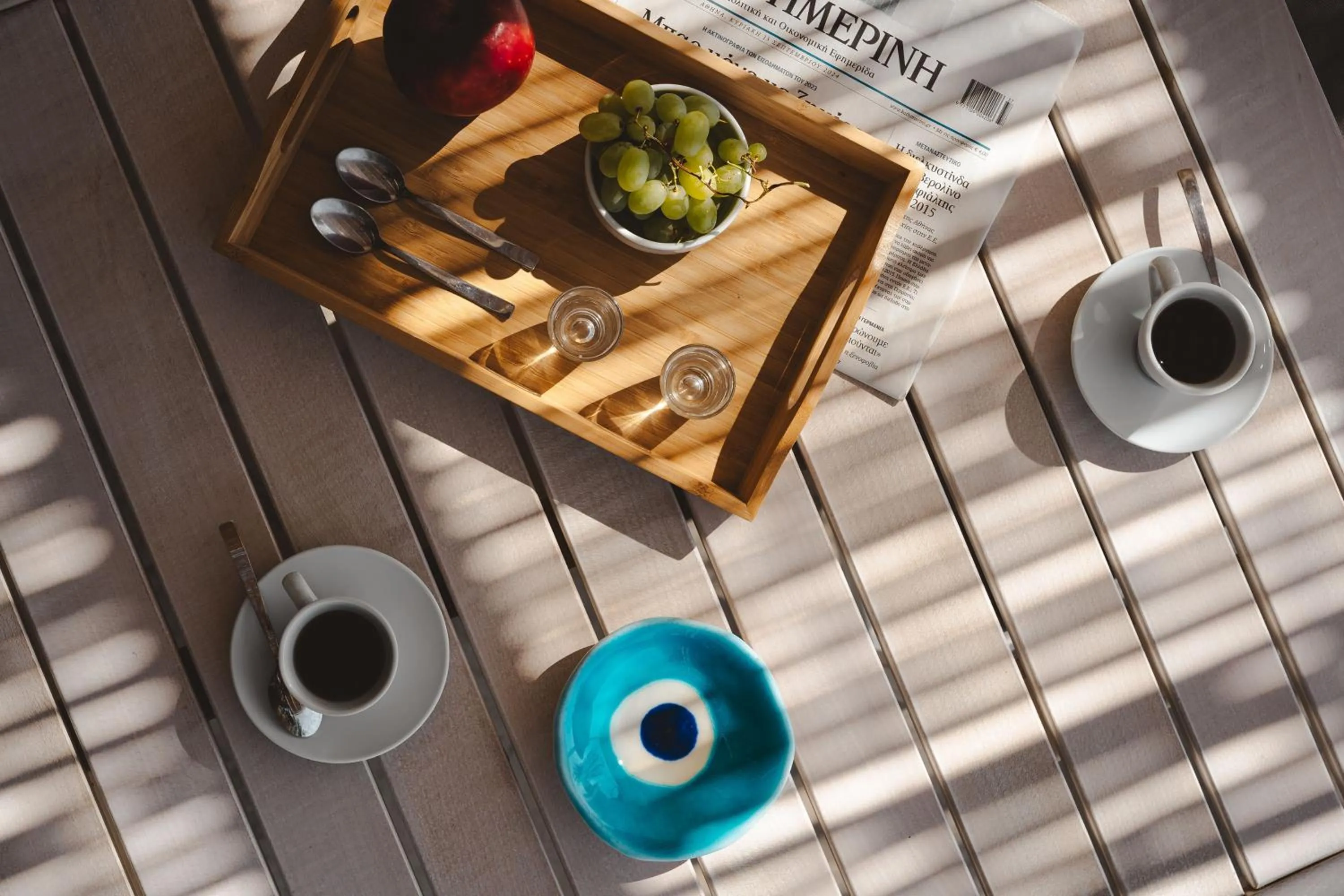 Decorative detail in Archon Seaside Retreat