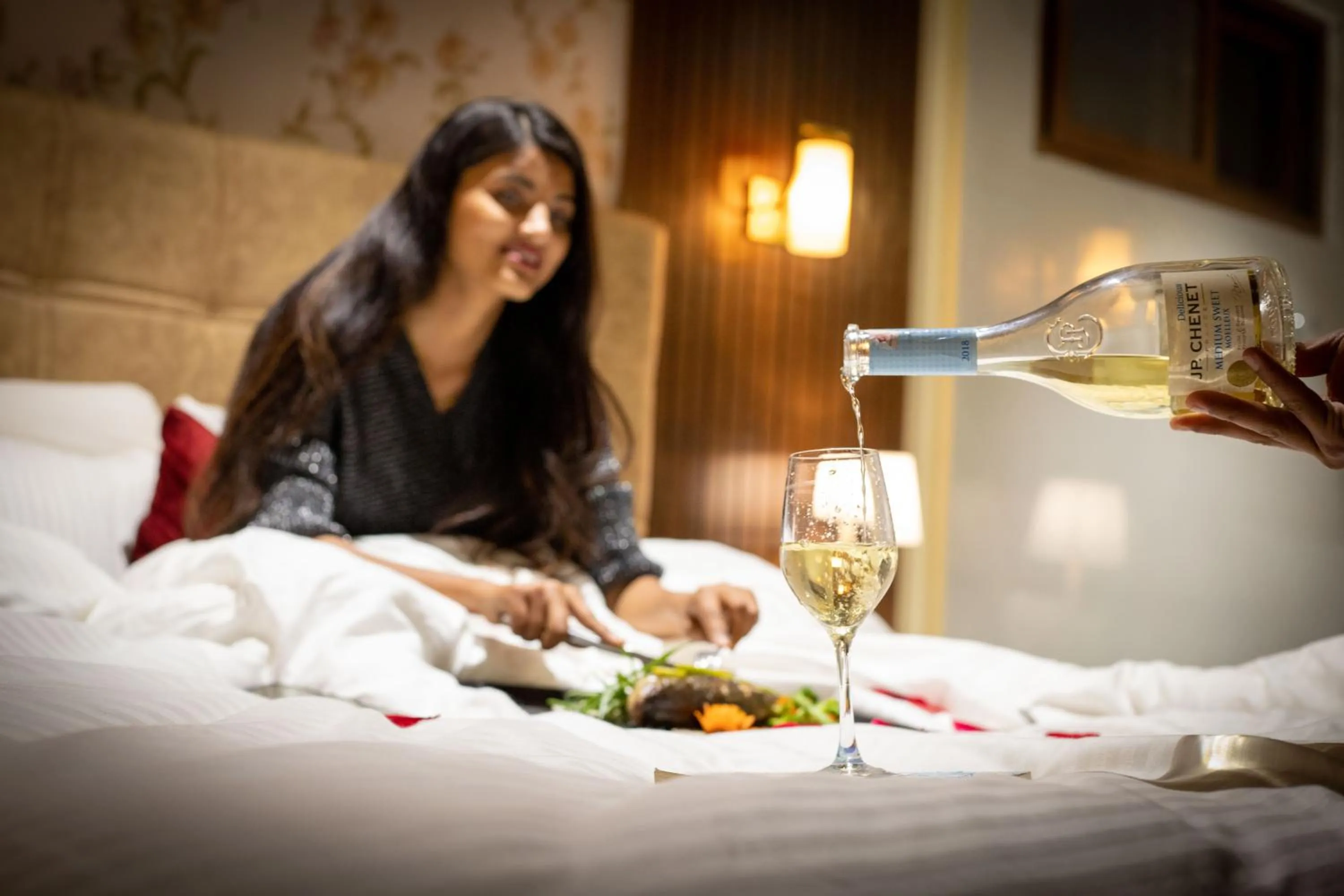 Food, Bed in Lumbini Palace Resort