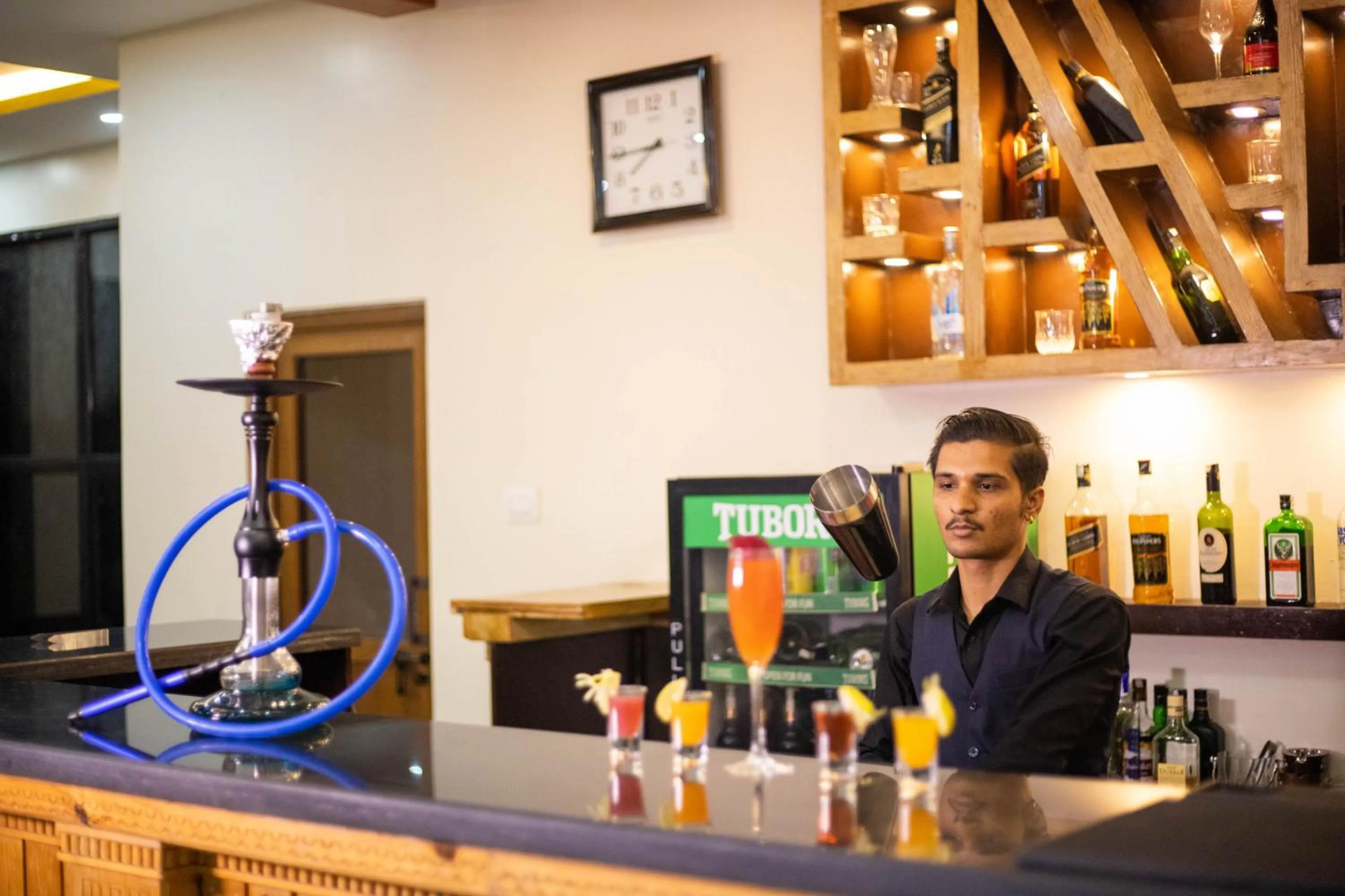 Lounge or bar in Lumbini Palace Resort