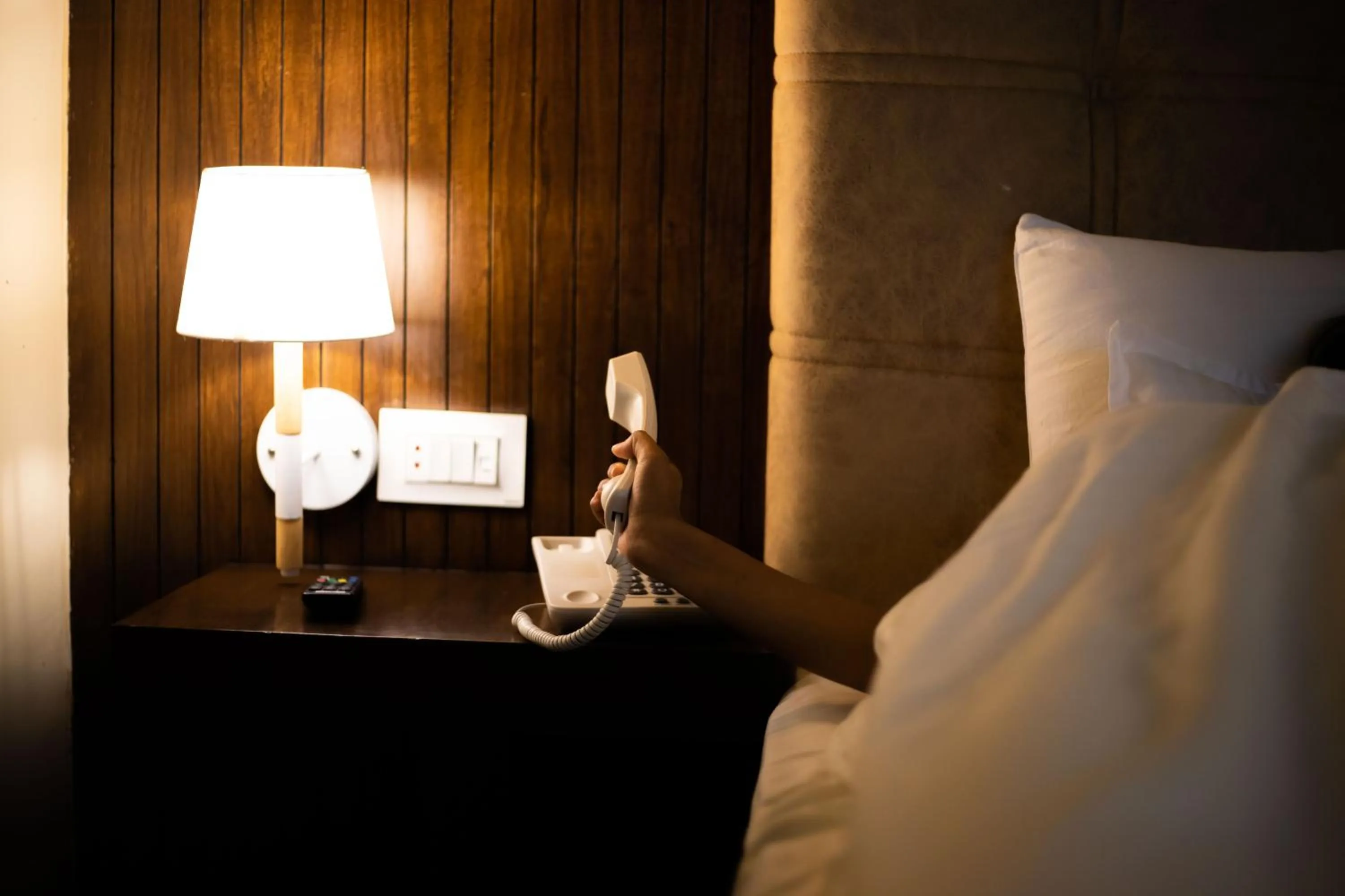 Bed in Lumbini Palace Resort