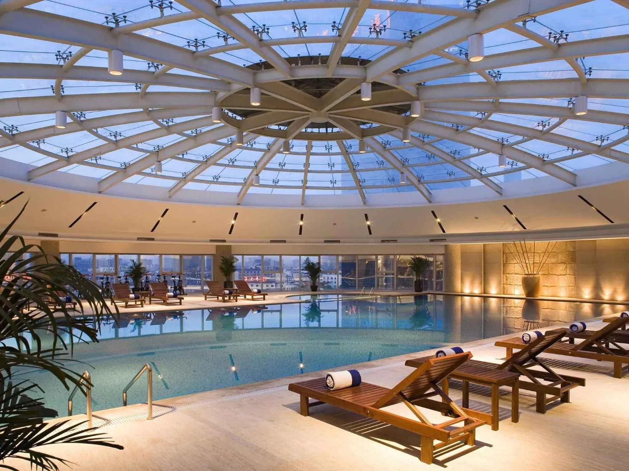 Pool view in Sofitel Nanjing Galaxy