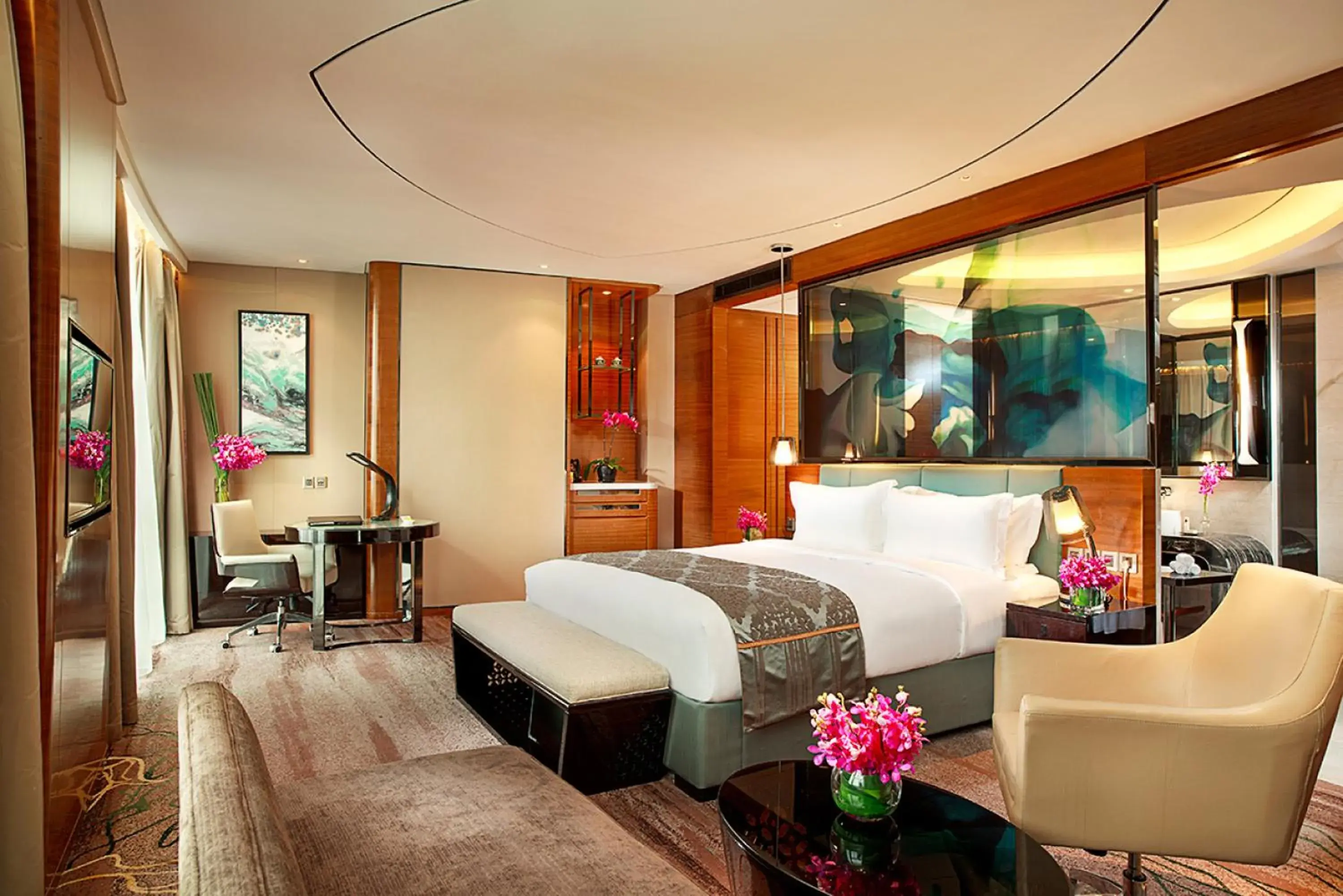 Queen Suite with City View - Club Sofitel in Sofitel Nanjing Galaxy Queen Suite with City View - Club Sofitel in Sofitel Nanjing Galaxy