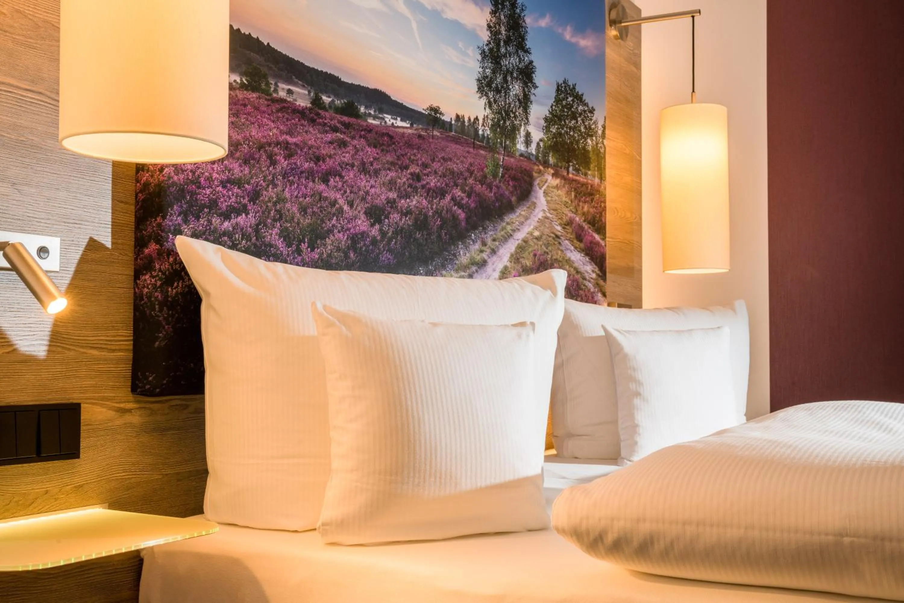 Bed in Hotel Celler Tor