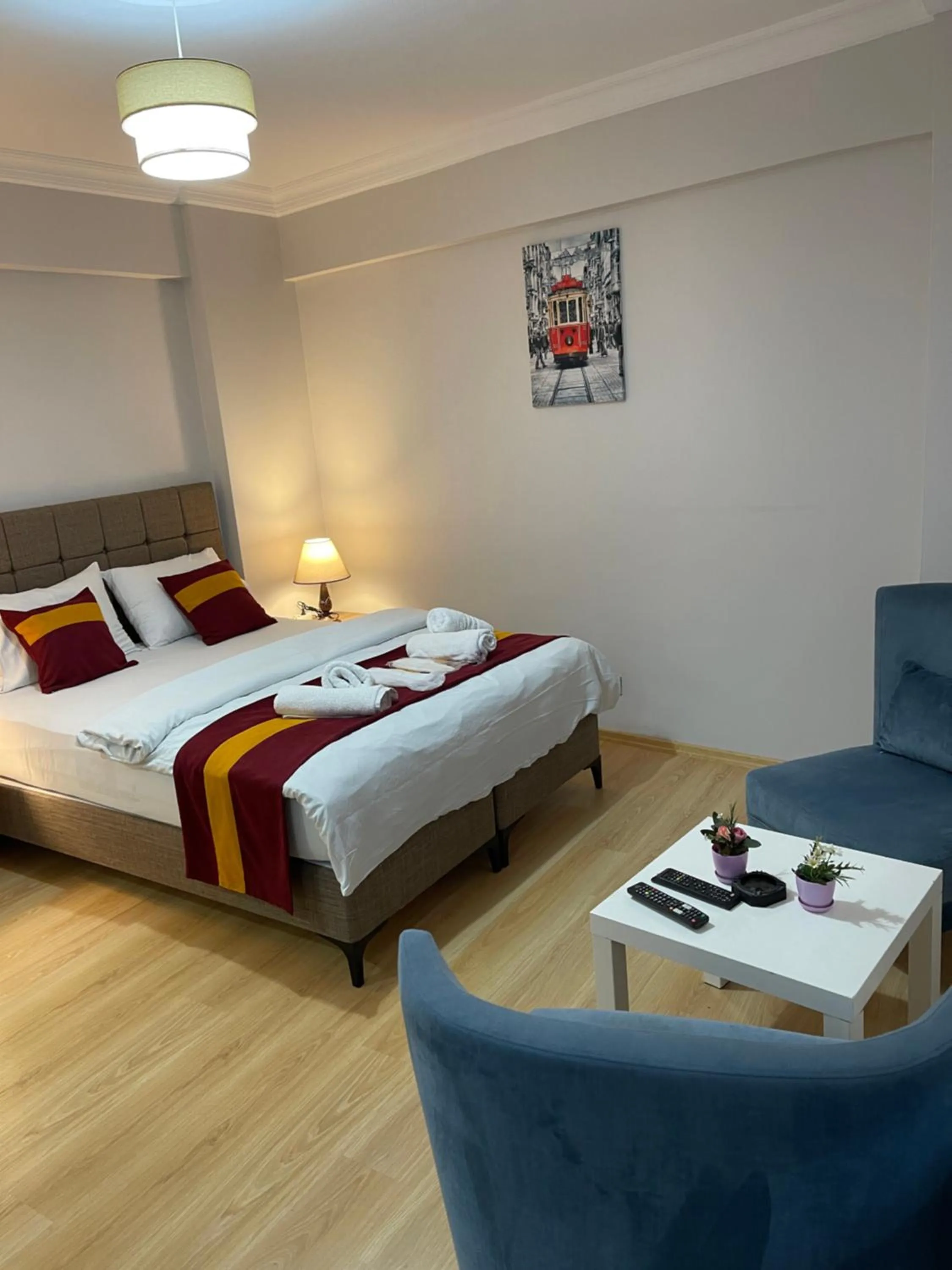 Bed in Taksim Rain Suite